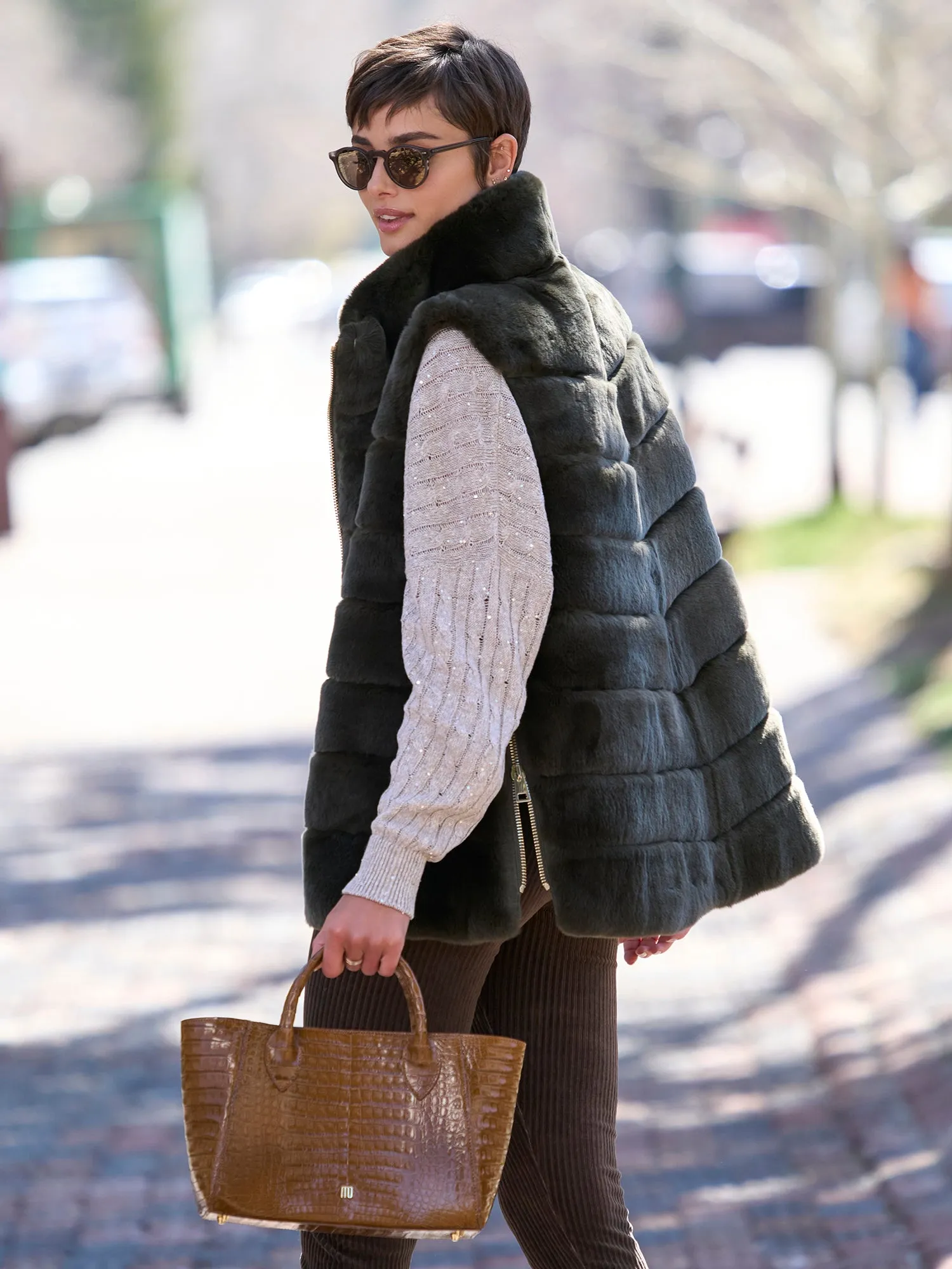 Sarah Rex Fur Vest