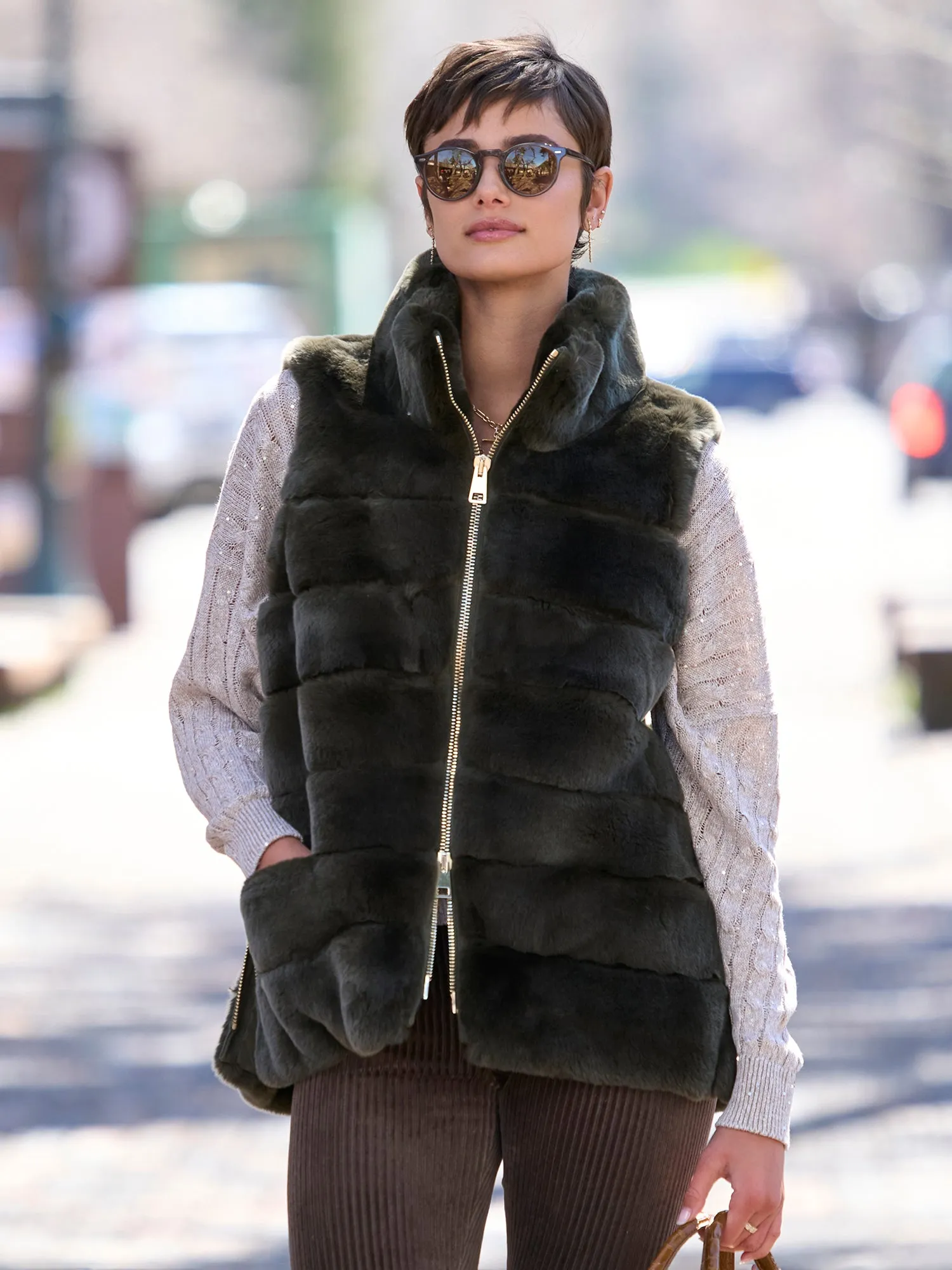 Sarah Rex Fur Vest