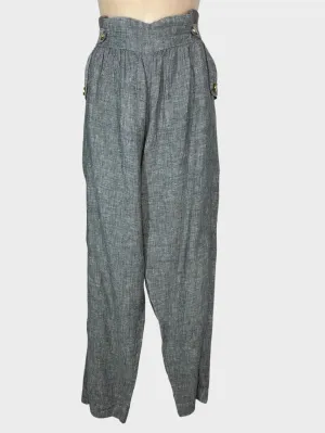 sass & bide | pants | size 10 | tapered leg | 100% linen