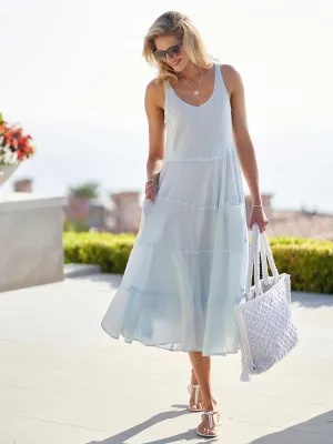 Shari Cotton Silk Dress