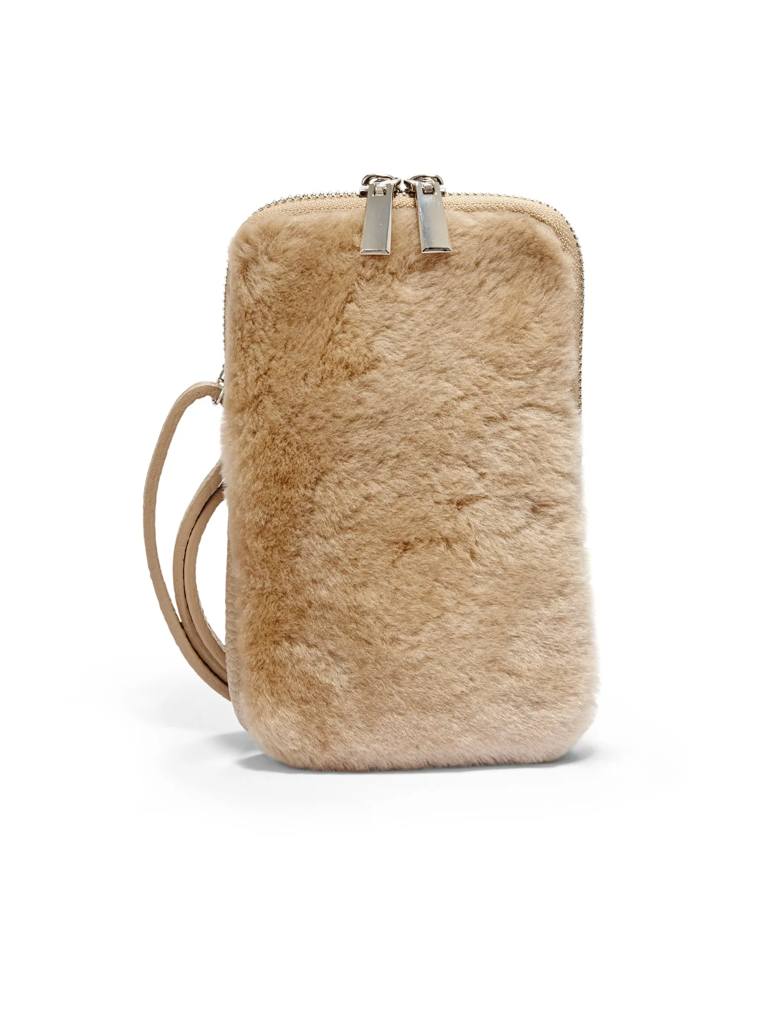 Shearling Cellphone Bag