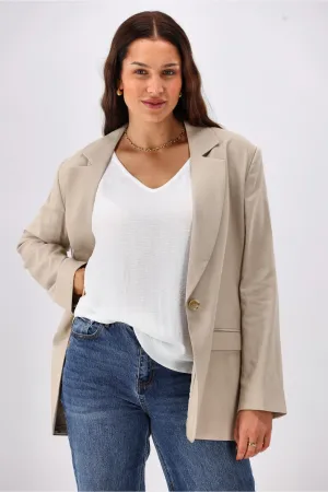 Shine On Label Amelia V Neck Cami White