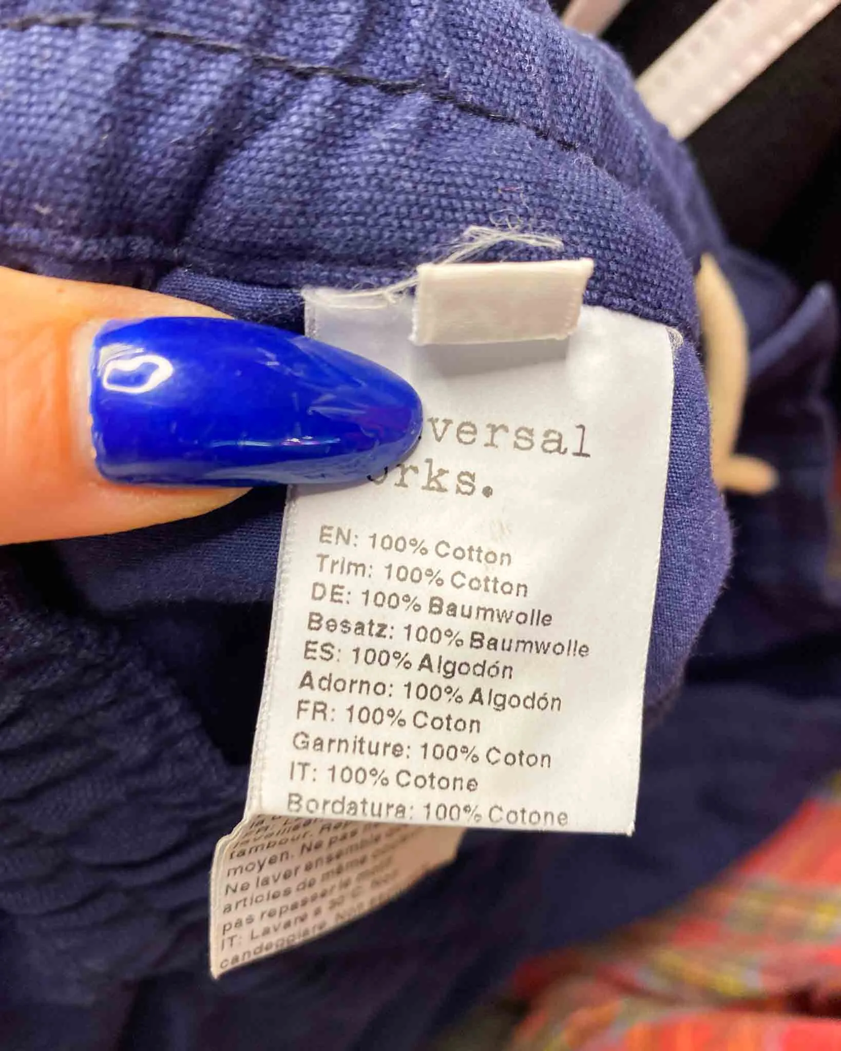 Size 28 | Universal Works Cotton Pants