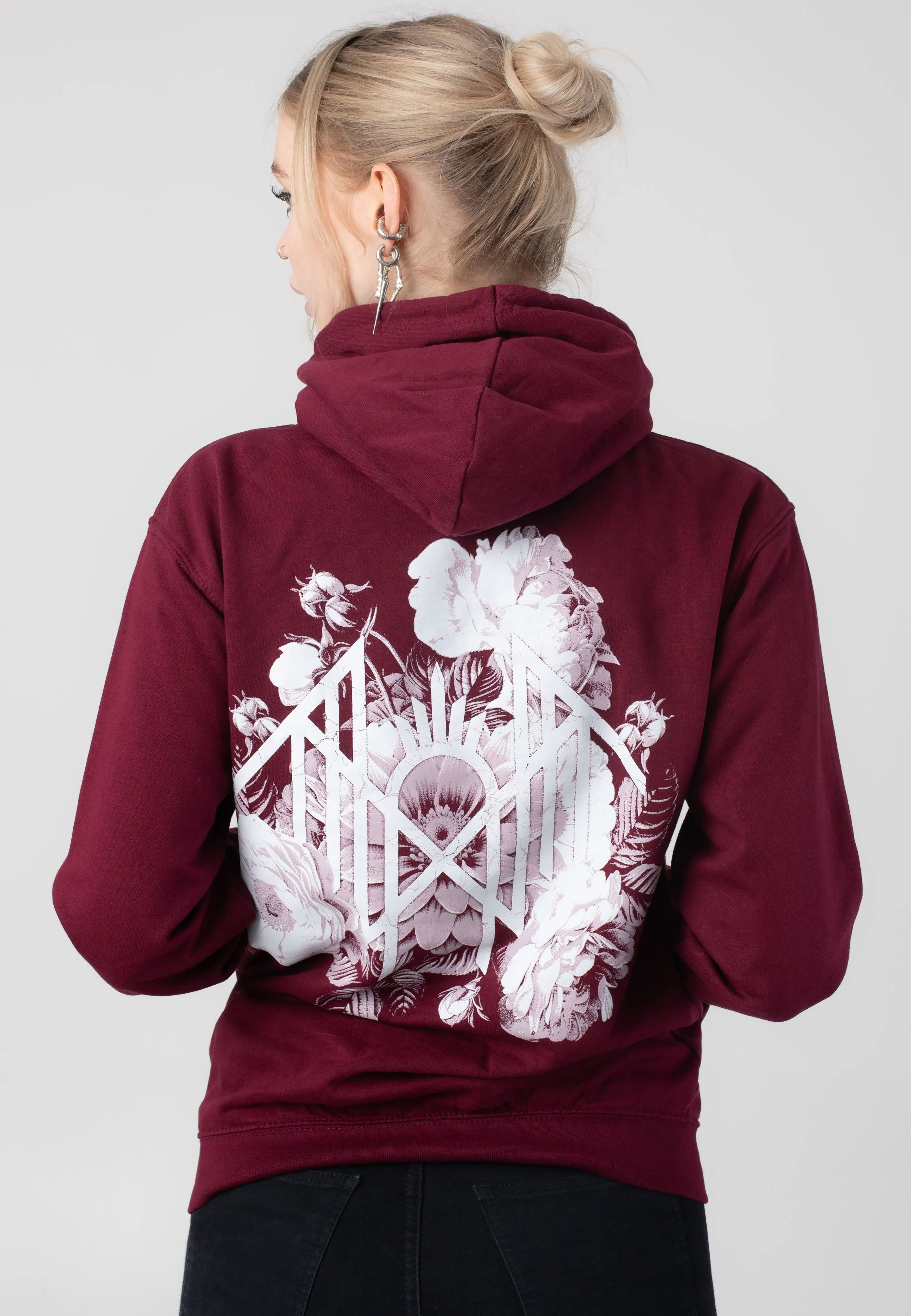 Sleep Token - Symbol Flowers Burgundy - Hoodie