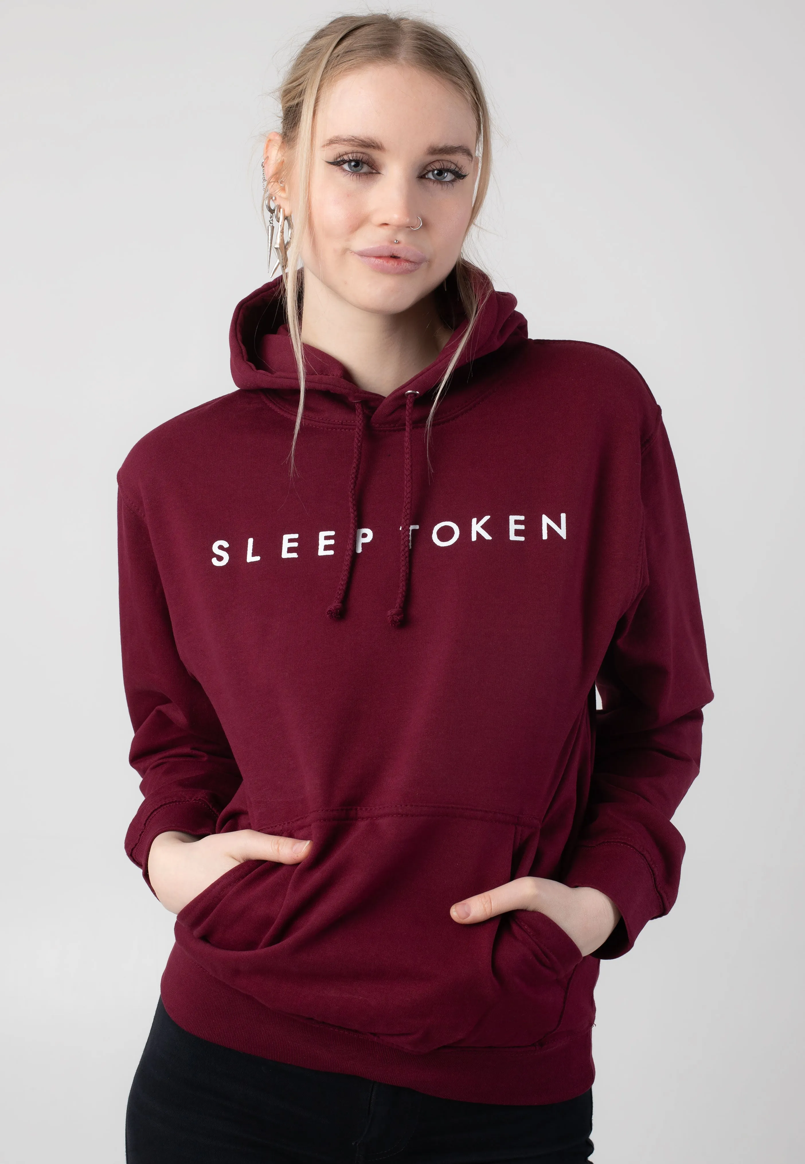 Sleep Token - Symbol Flowers Burgundy - Hoodie