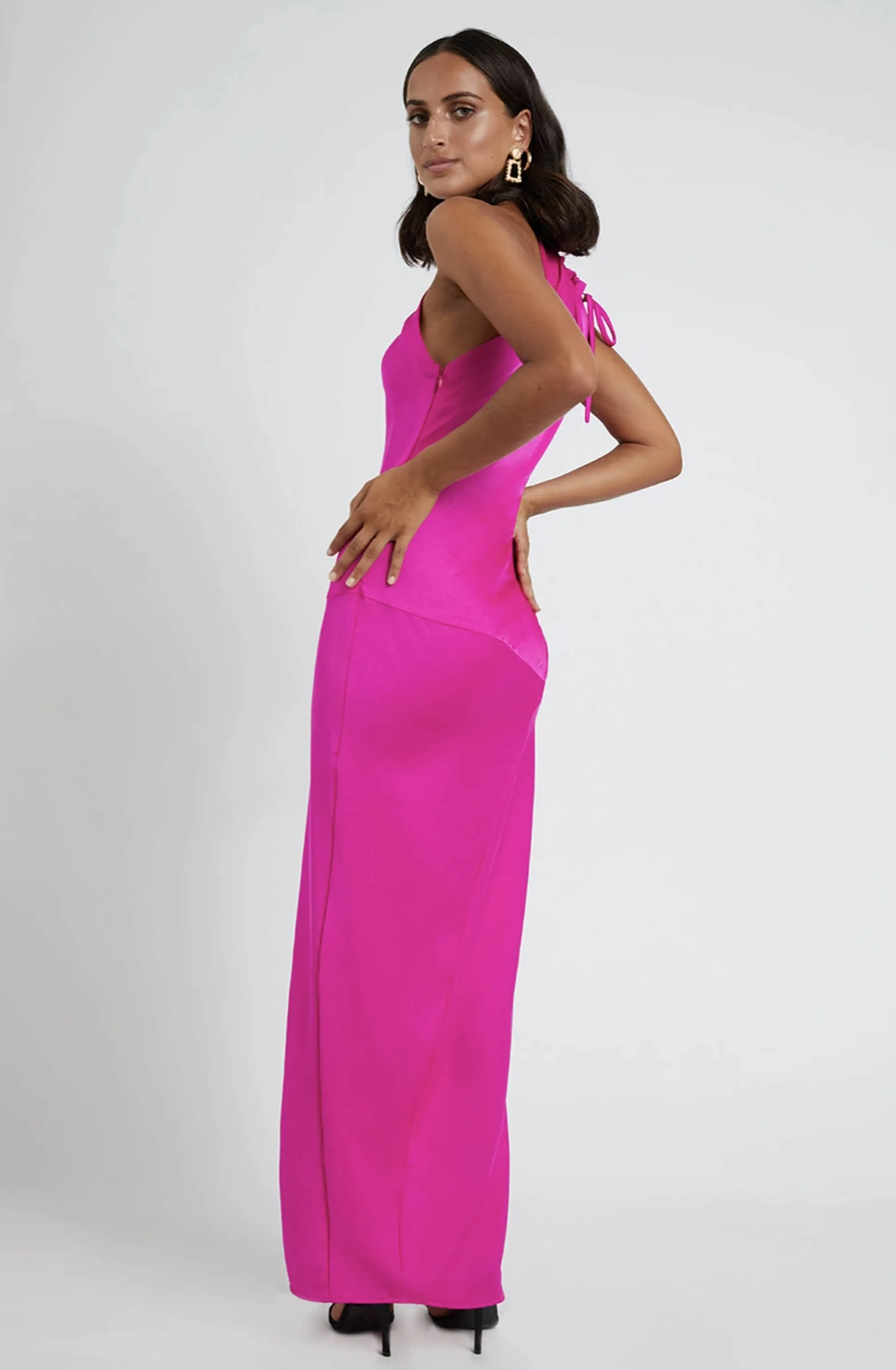 Sliced Out Asymmetric Dress By Johnny