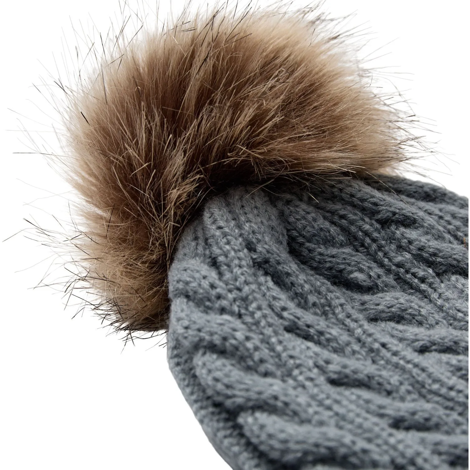 Sofie Schnoor Grey Mel Beanie And Gloves Set