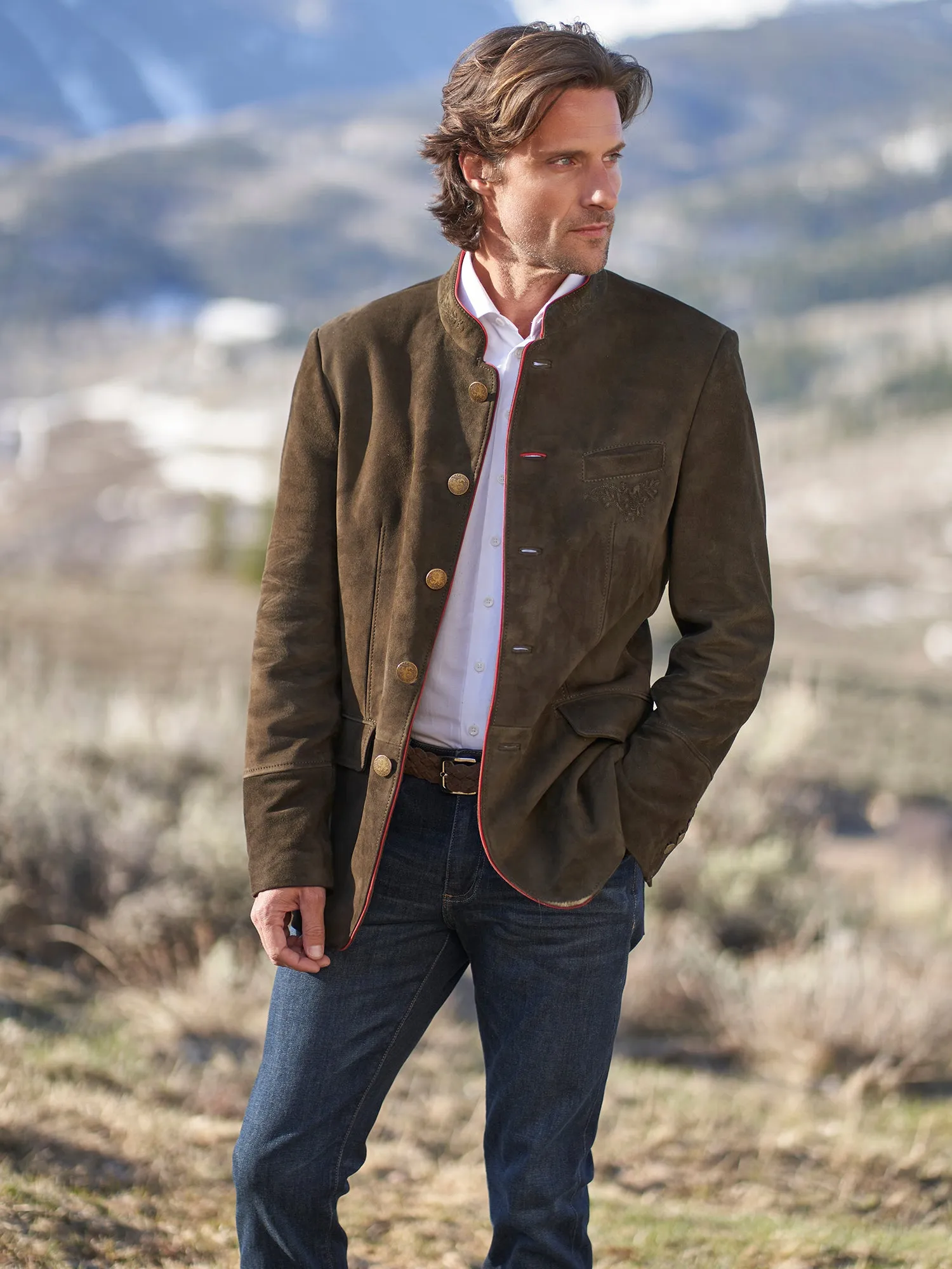 Solid Cotton Stretch Shirt
