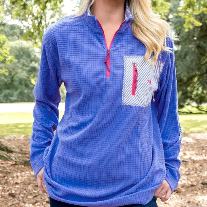 Southern Marsh 21 FieldTec™ Dune Pullover - Seersucker
