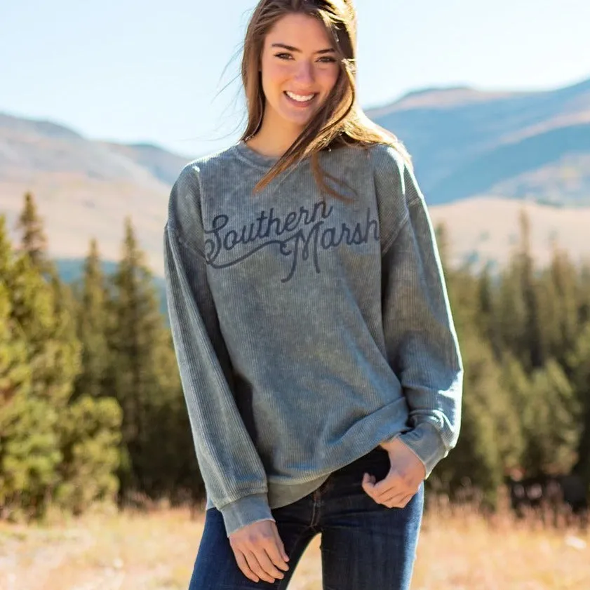 Southern Marsh 21 Sunday Morning Sweater - Washed Corduroy
