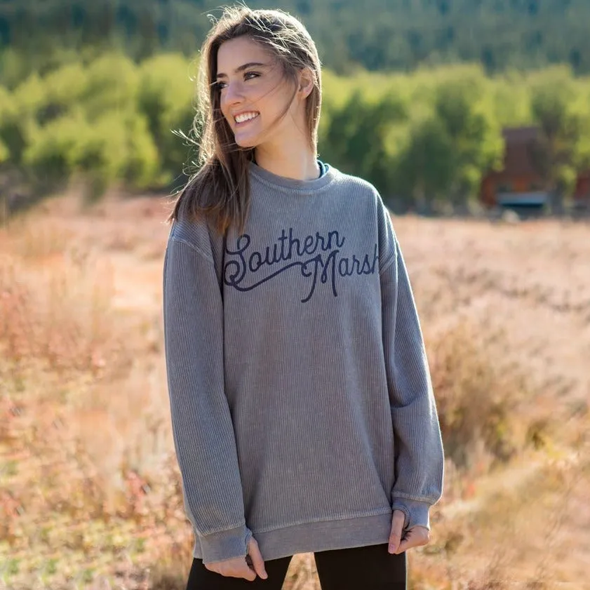Southern Marsh 21 Sunday Morning Sweater - Washed Corduroy