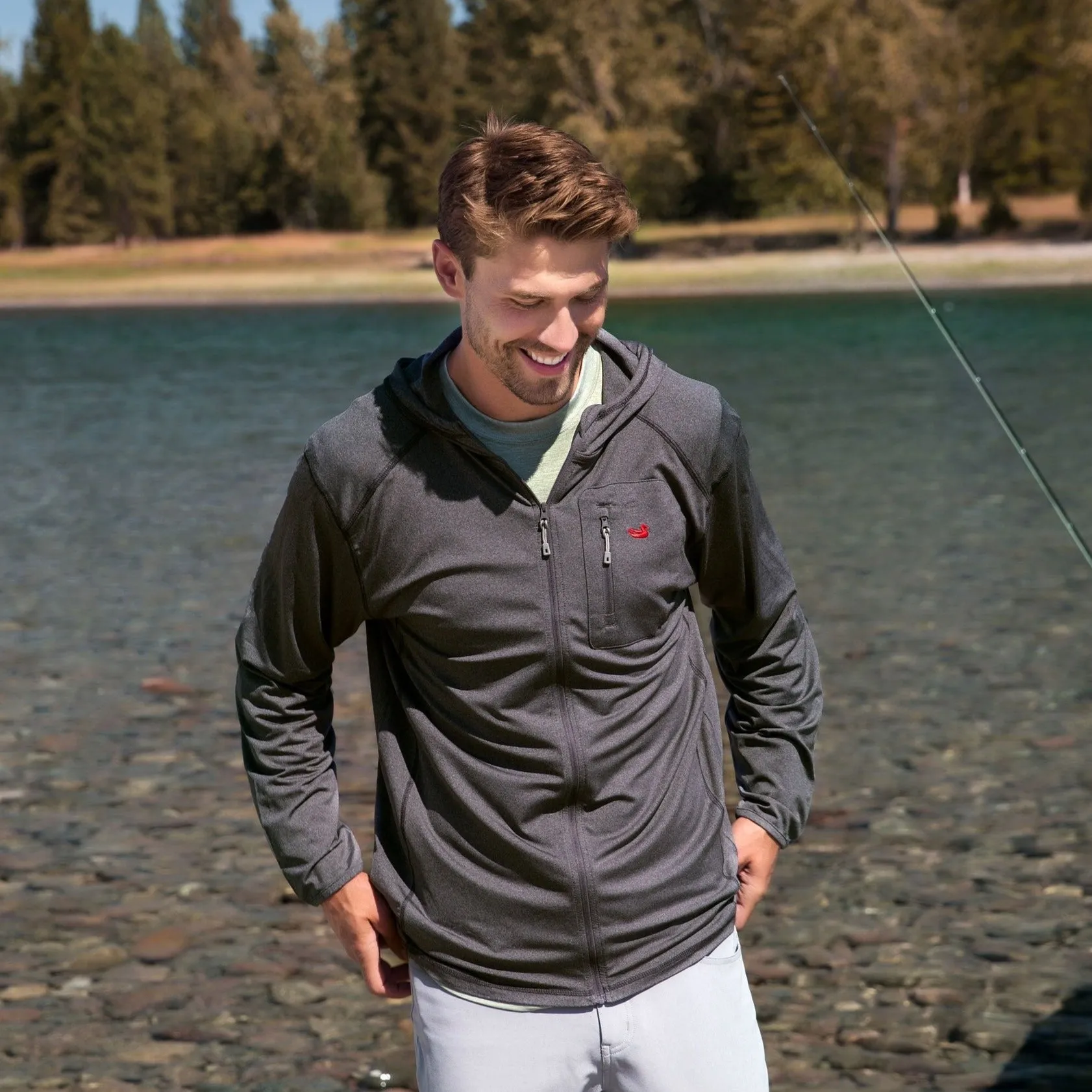 Southern Marsh 21 Tidal Performance Stretch Zip Hoodie