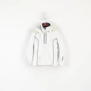 SPYDER Women 38 10 M Ski Jacket White Thinsulate LiteLoft XTL 10000mm Outdoor Top