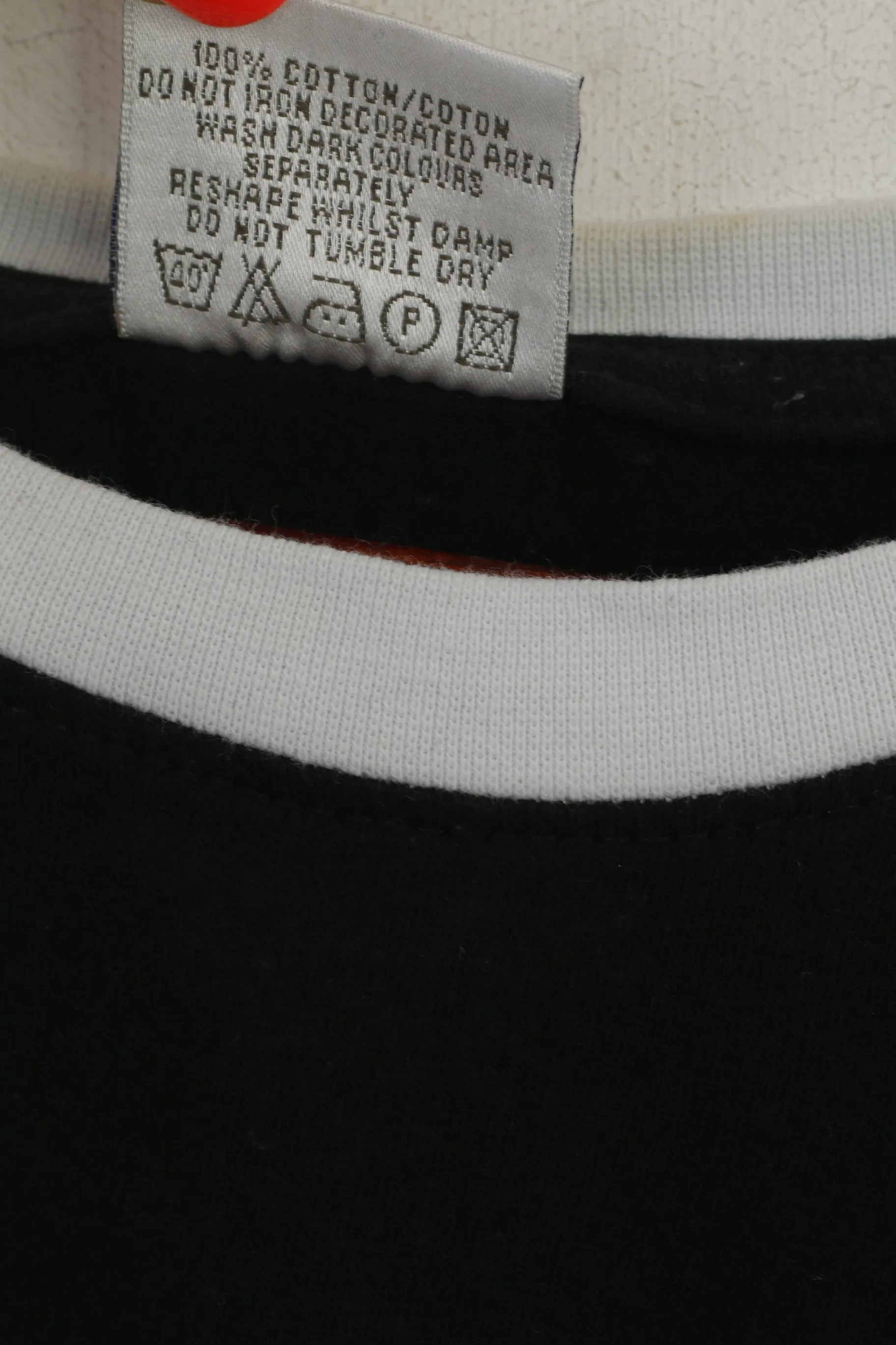 Starworld Men XL (L) Shirt Black Cotton  AC DC Europe 2009 Black Ice Tour Top