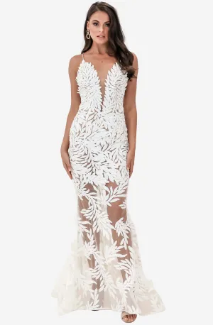 Stella White Dress by Nadine Merabi