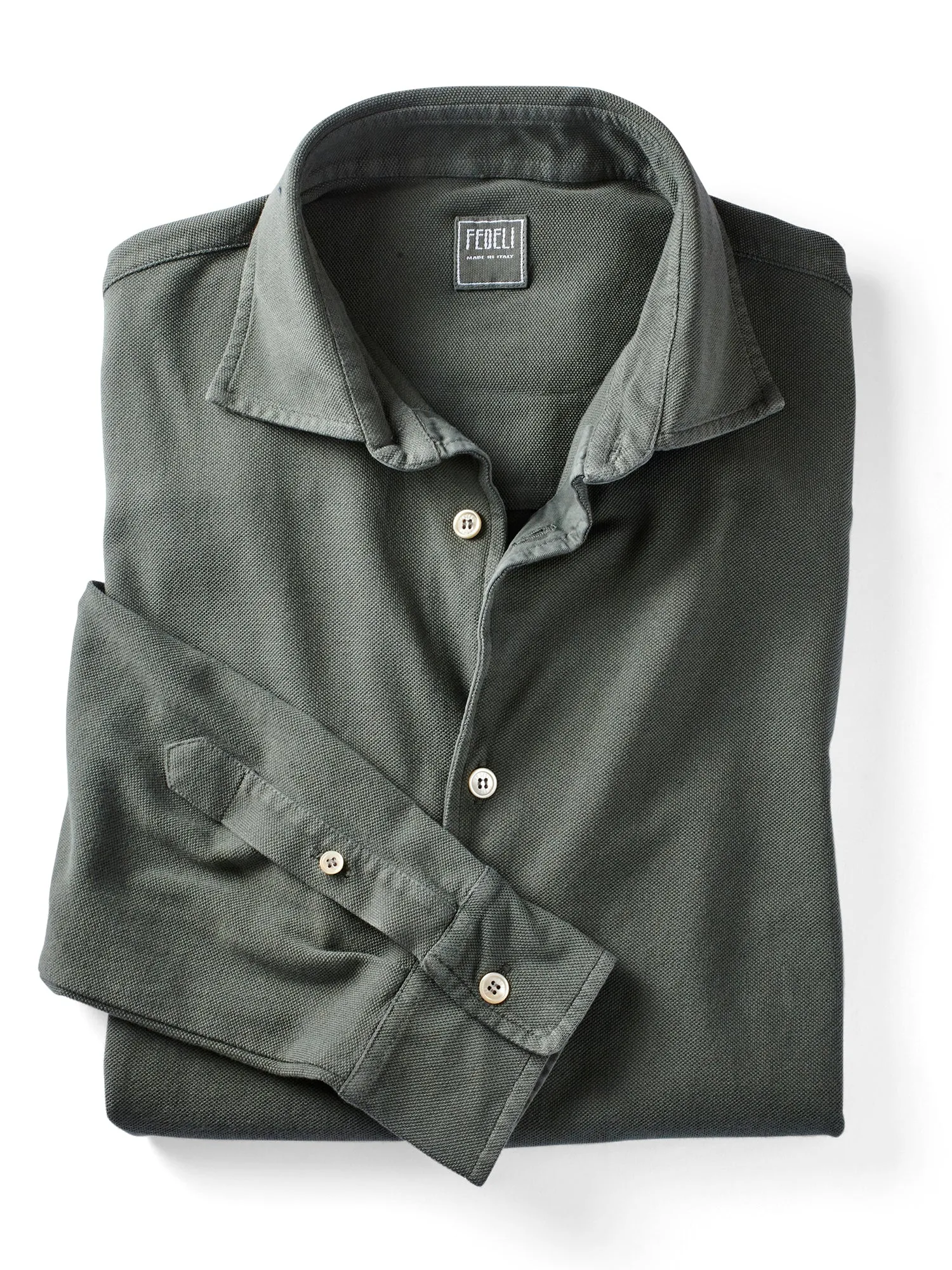 Steve Cotton Pique Shirt