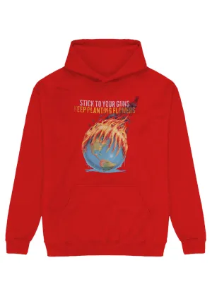 Stick To Your Guns - Keep Planting Globe Fire Red - Hoodie