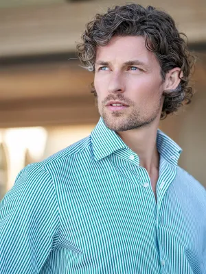 Stripe Cotton Linen Shirt