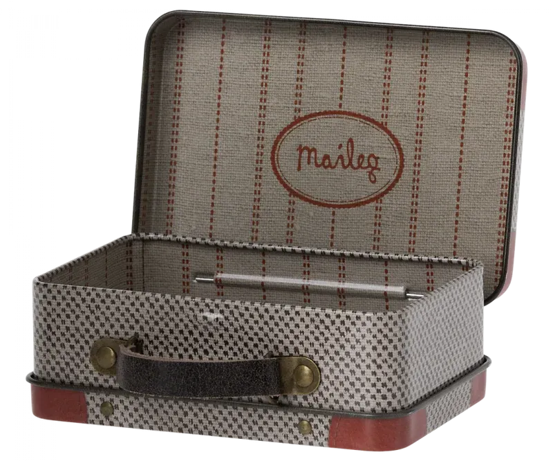 Suitcase, Metal - Grey Travel