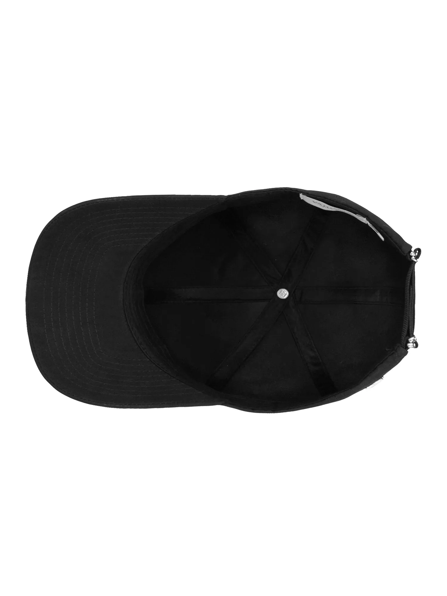 Swiss Cotton Structured Cap Black