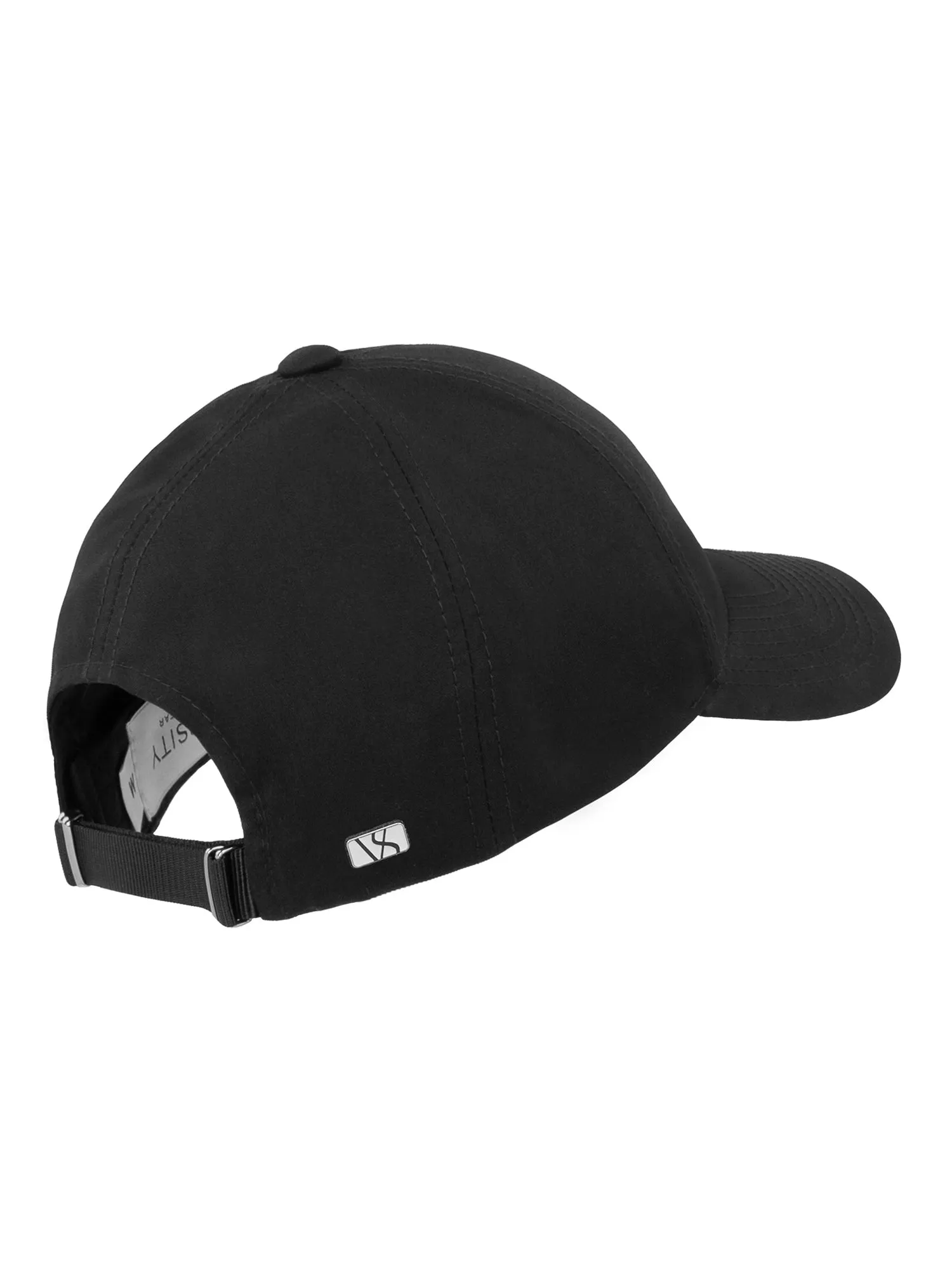 Swiss Cotton Structured Cap Black