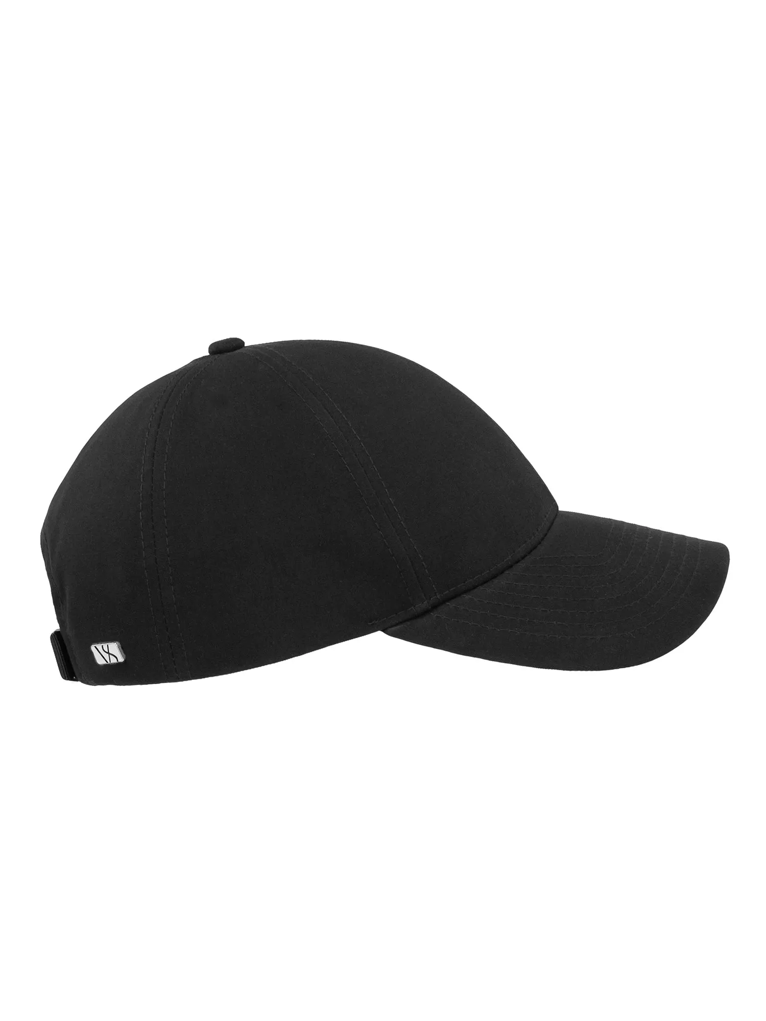 Swiss Cotton Structured Cap Black