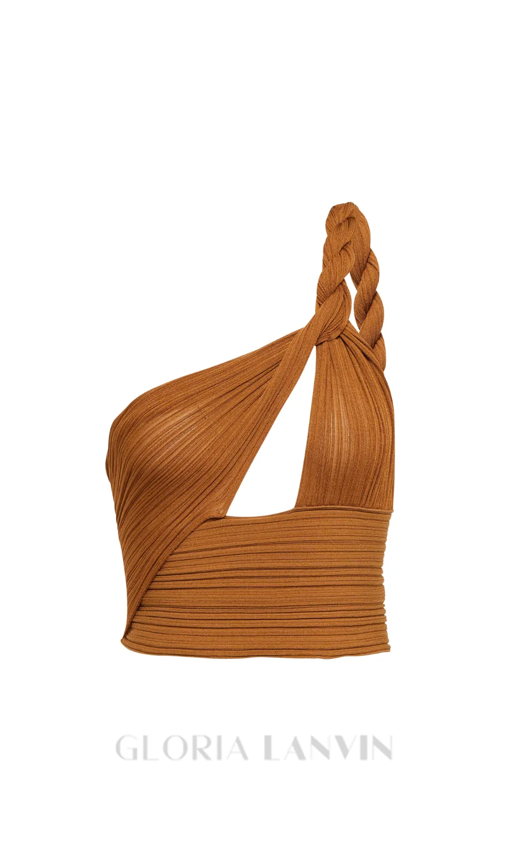 TAMMY TWISTED CUTOUT MAXI DRESS TWO PIECE SET IN BROWN Gloria Lanvin
