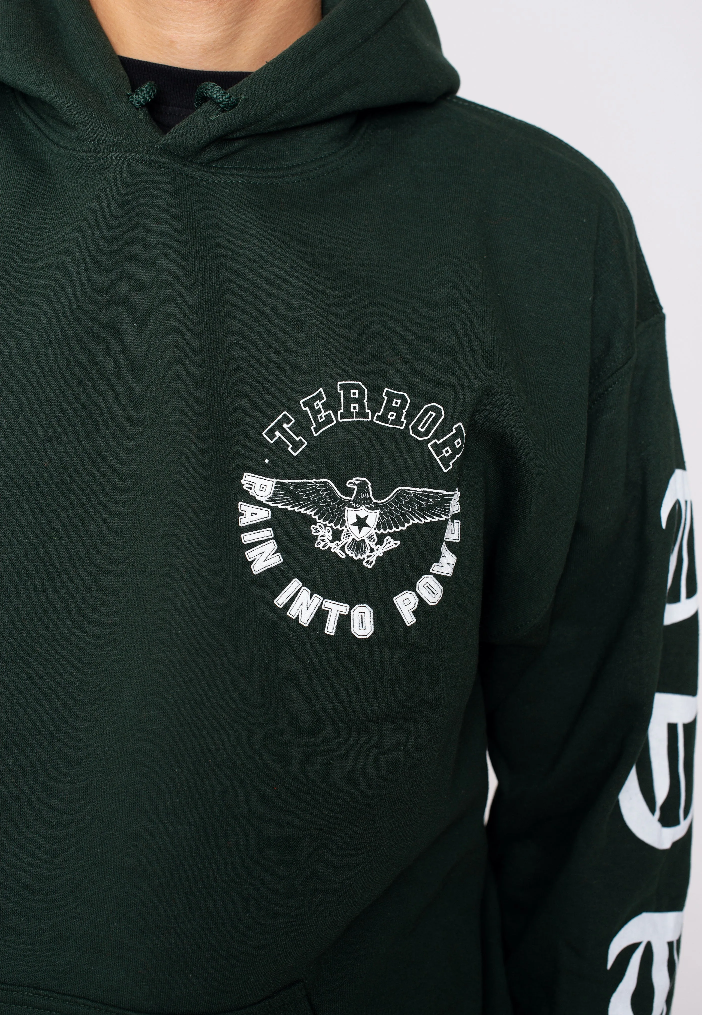 Terror - Pain Into Power Forest Green - Hoodie