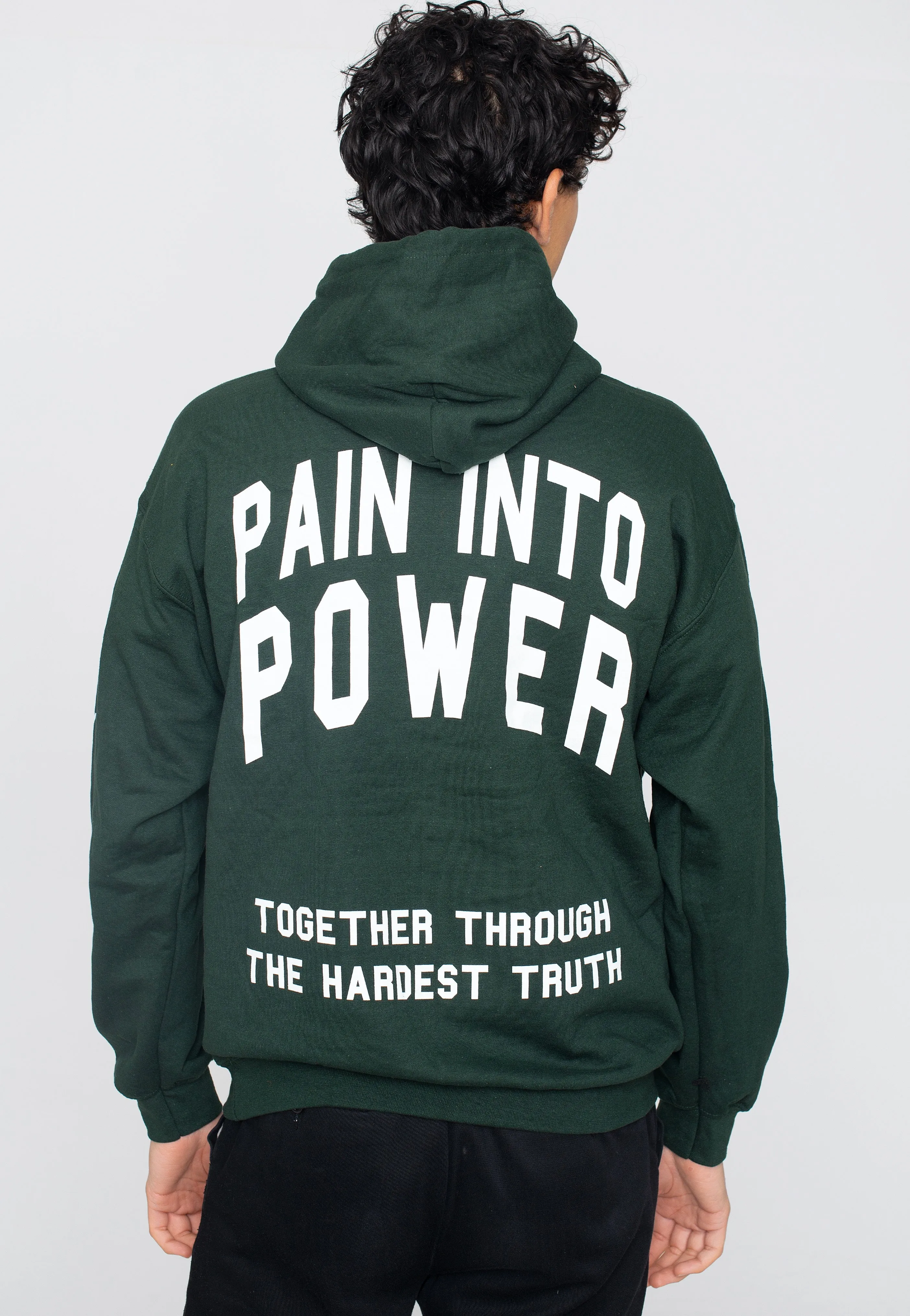 Terror - Pain Into Power Forest Green - Hoodie