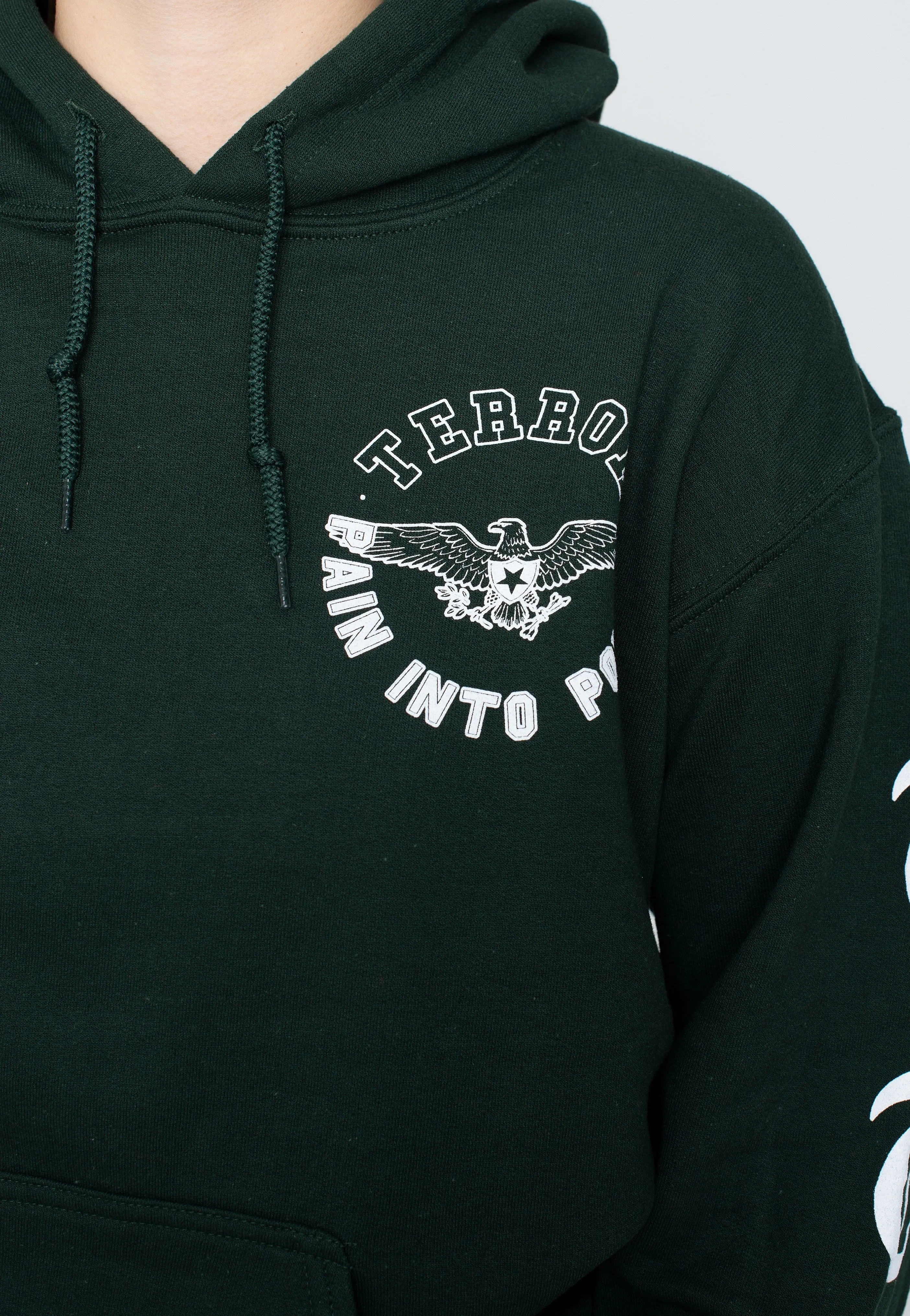 Terror - Pain Into Power Forest Green - Hoodie
