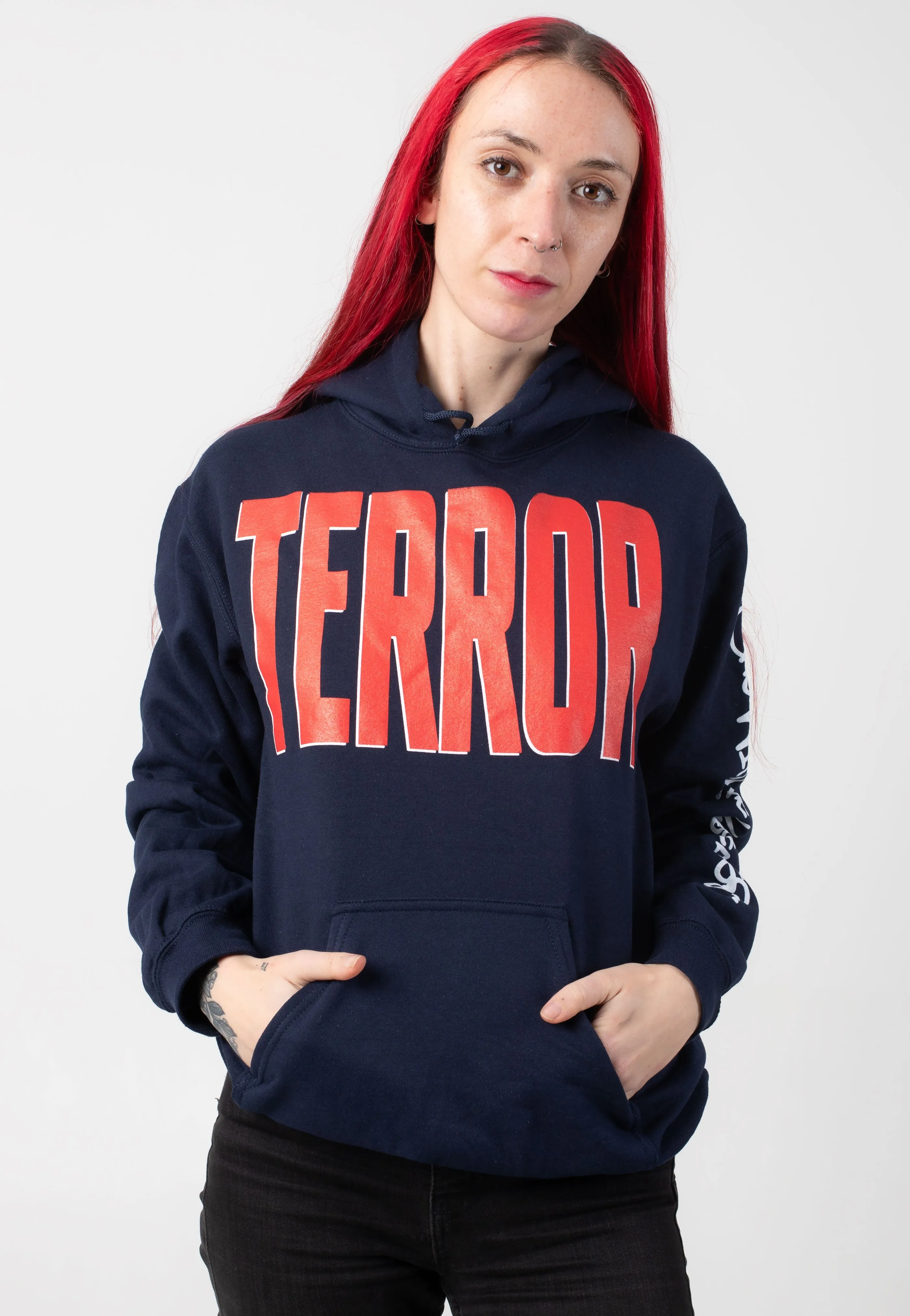 Terror - Scratch And Fight Navy - Hoodie