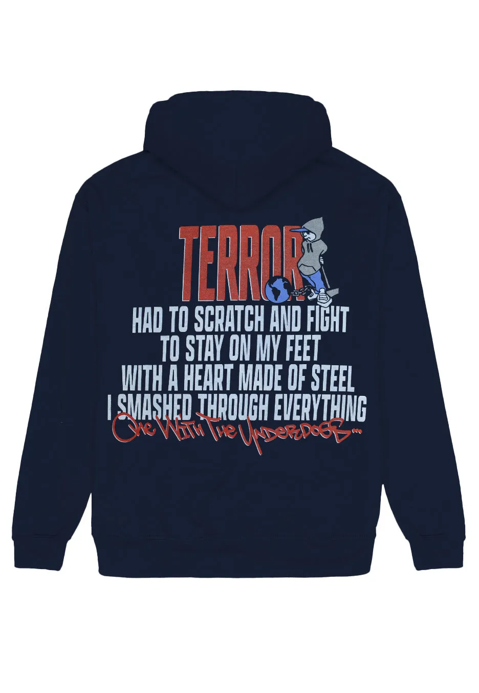 Terror - Scratch And Fight Navy - Hoodie