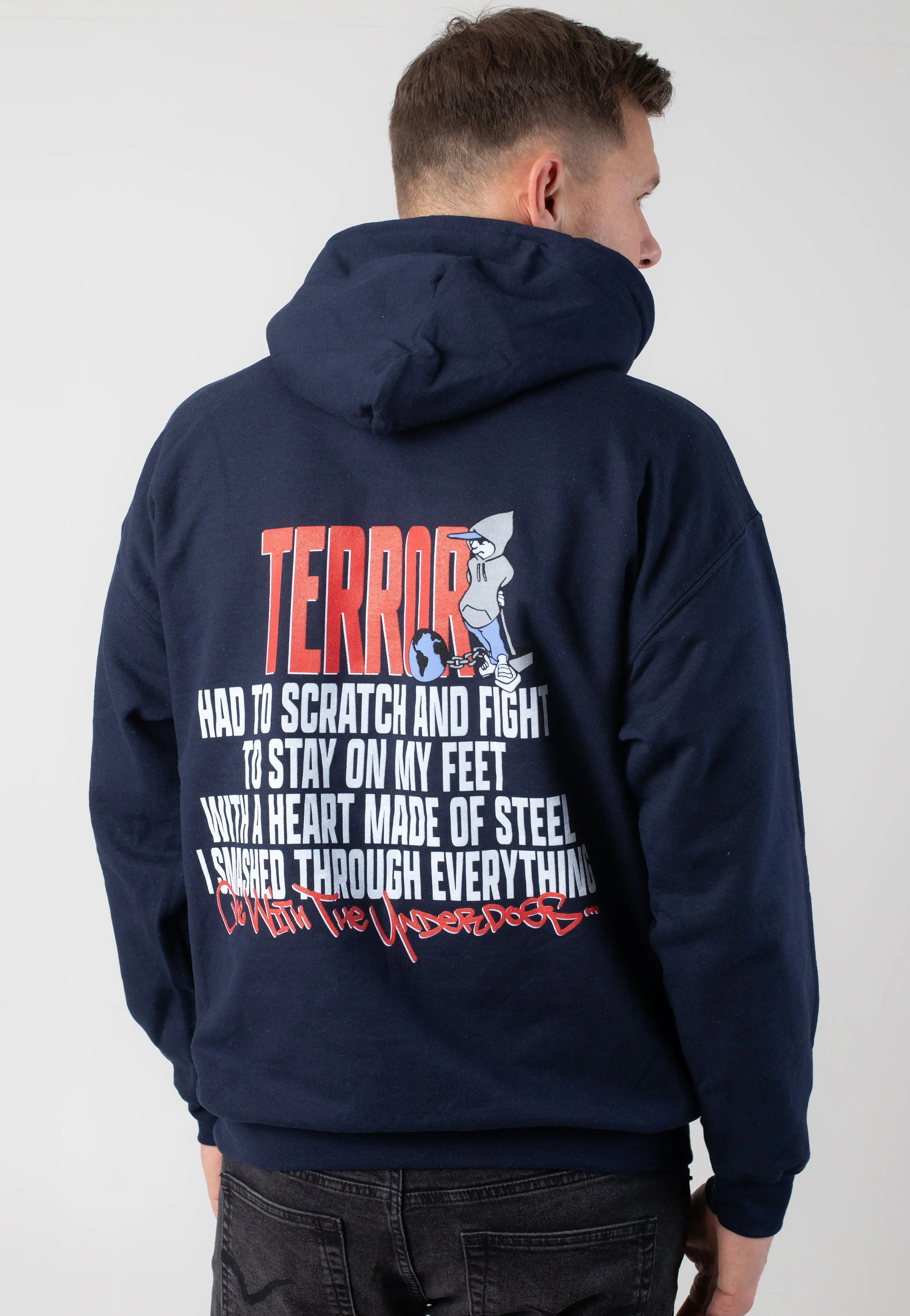 Terror - Scratch And Fight Navy - Hoodie