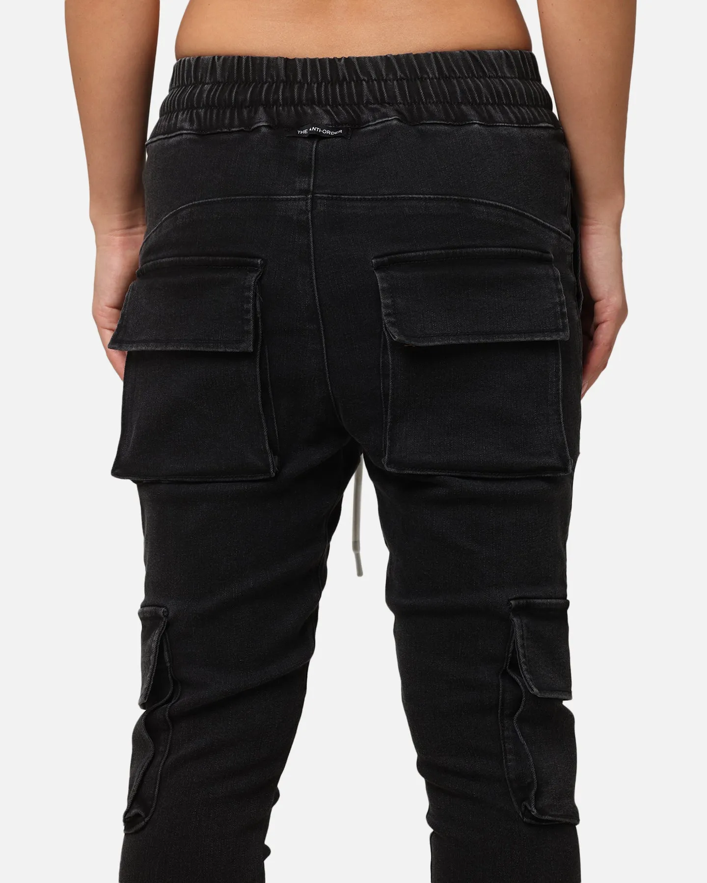 The Anti Order Blueprint Denim Joggers Vintage Black
