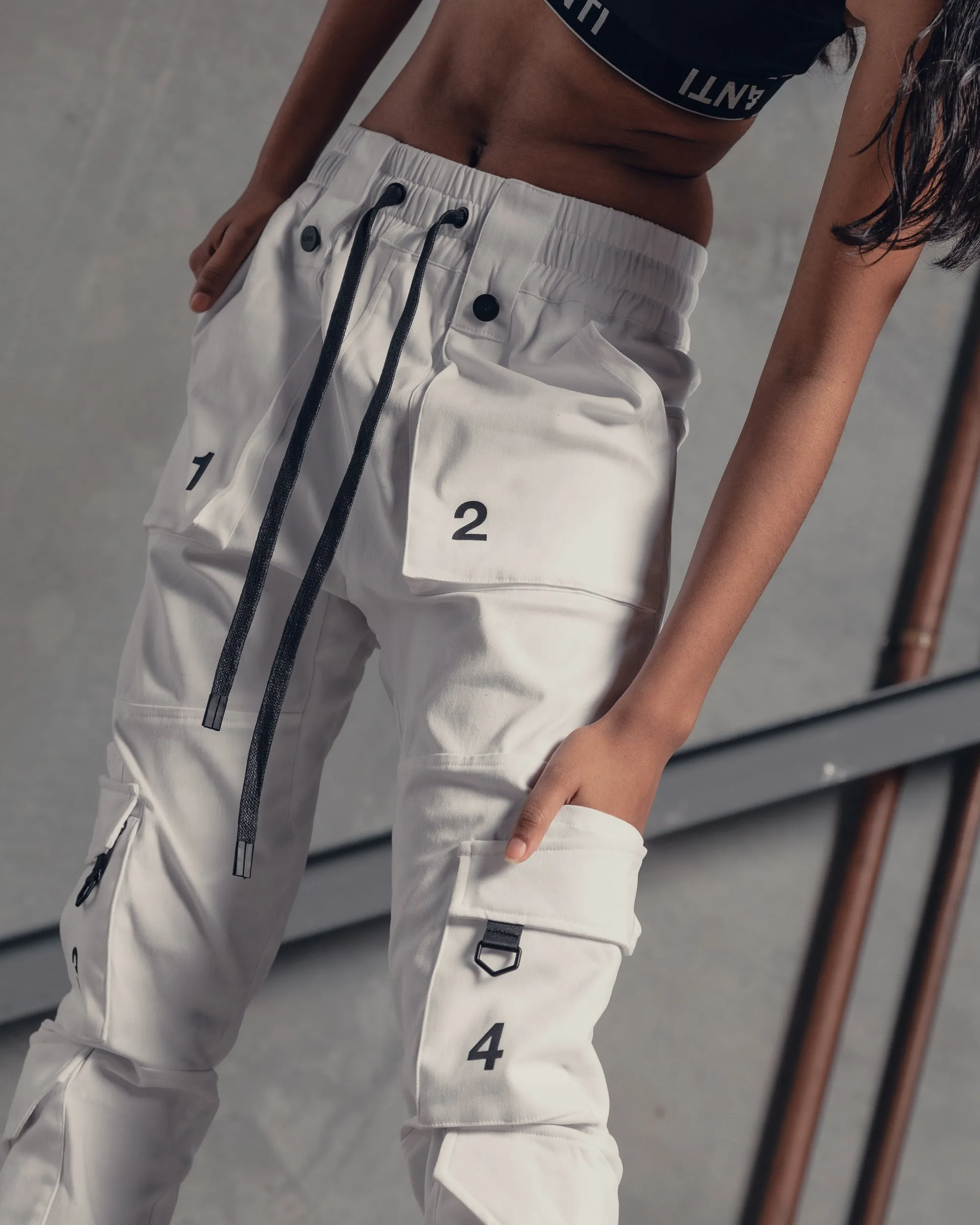 The Anti Order Tactical Operations Joggers White