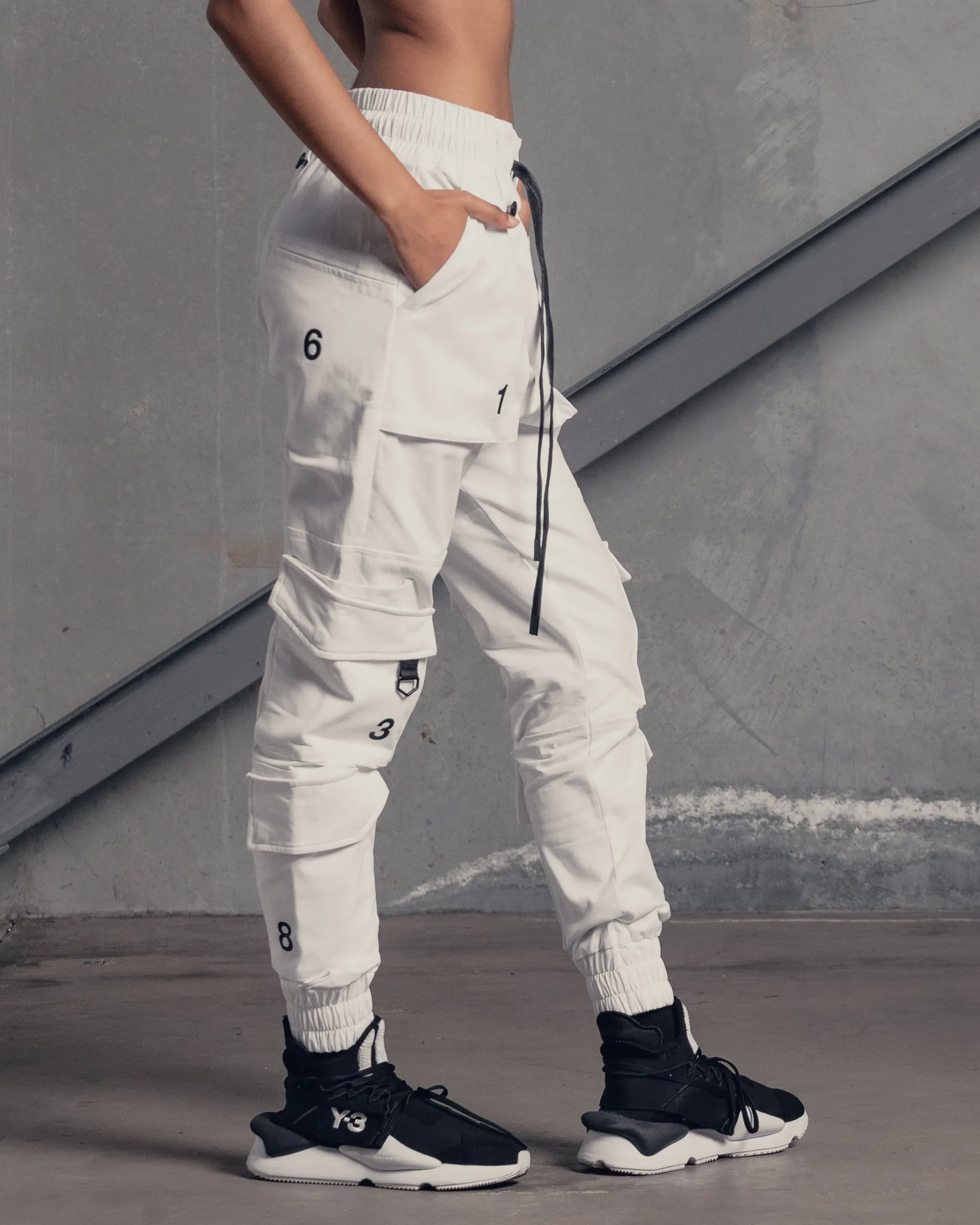 The Anti Order Tactical Operations Joggers White