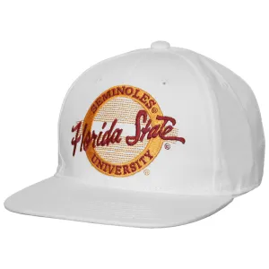 The Game Florida State Vintage Logo Snapback Cap - White