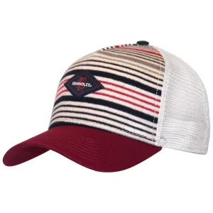The Game Seminoles Woven Label Knit Front Trucker