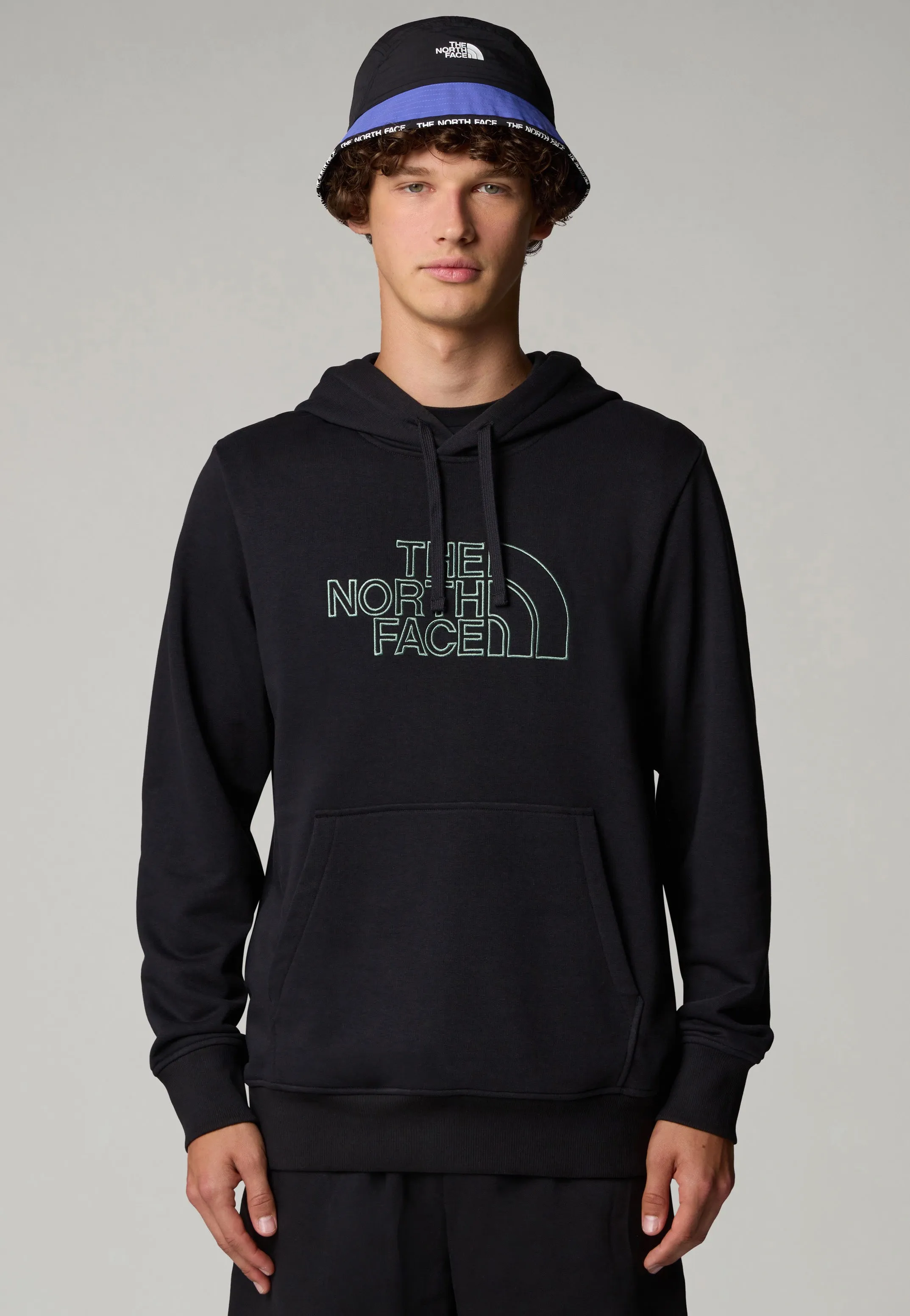 The North Face - Drew Peak Light TNF Black/Duck Green - Hoodie