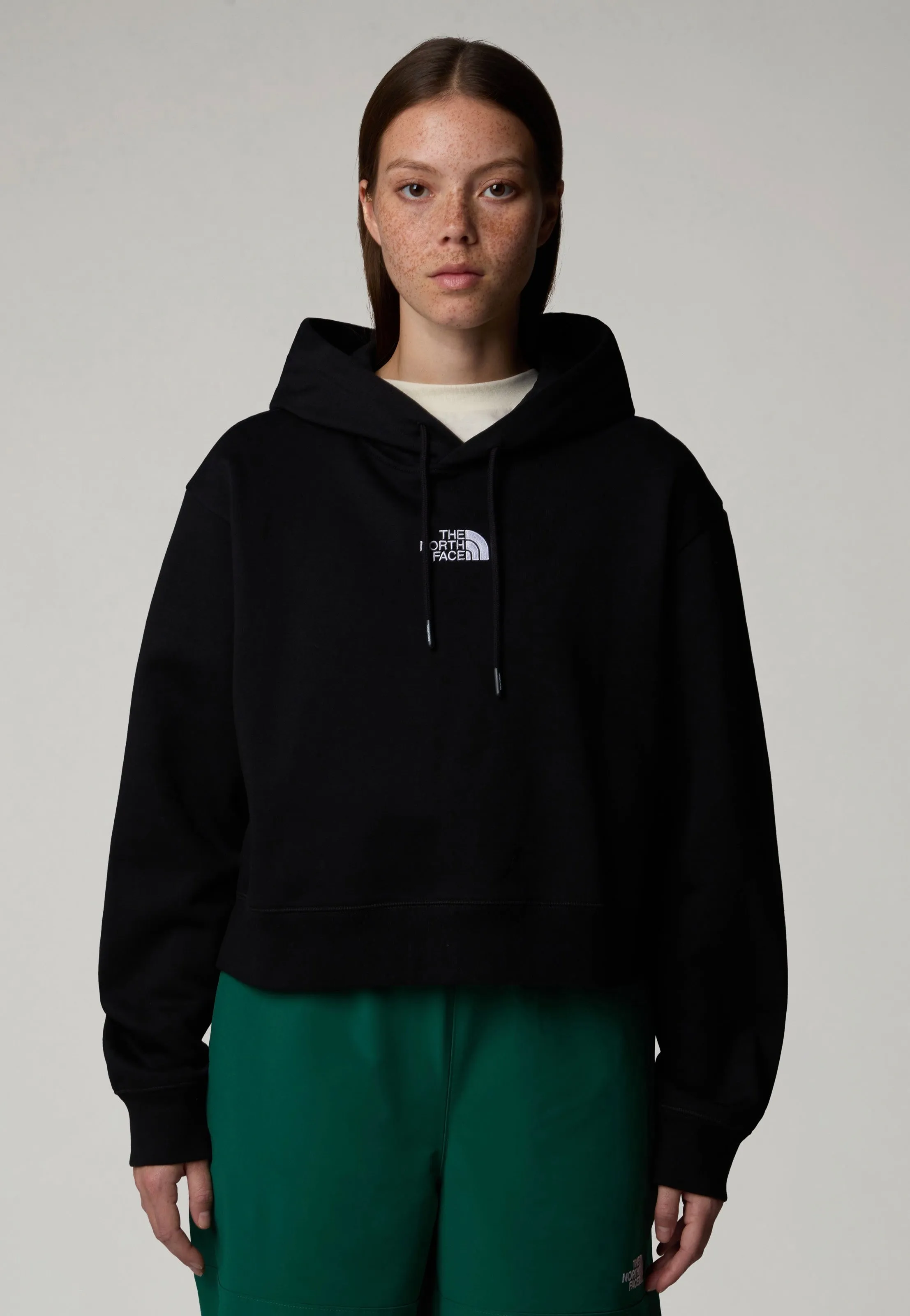 The North Face - Essential Crop Tnf Black - Hoodie