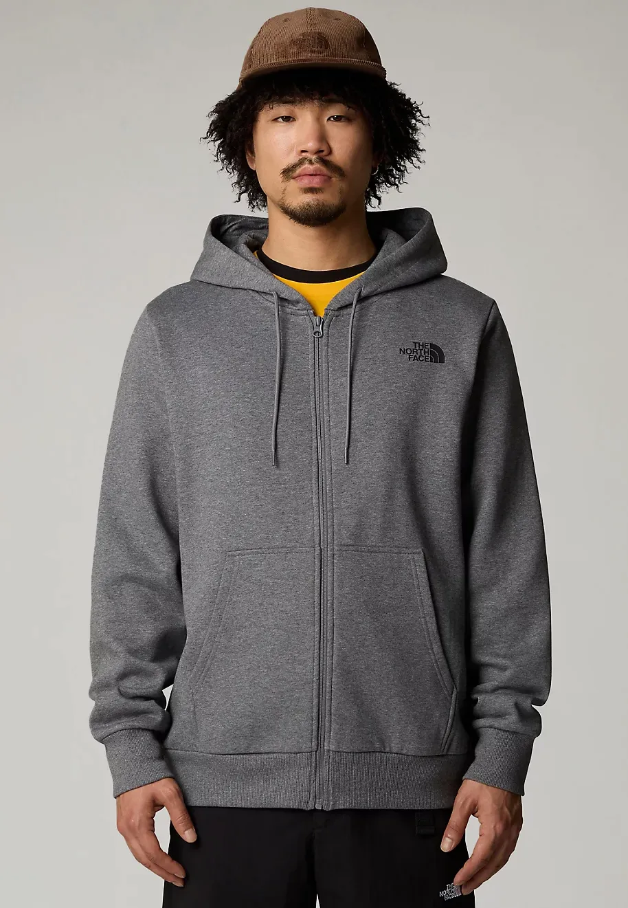 The North Face - Simple Dome Full Zip Tnf Mediumgrey Heather - Zipper