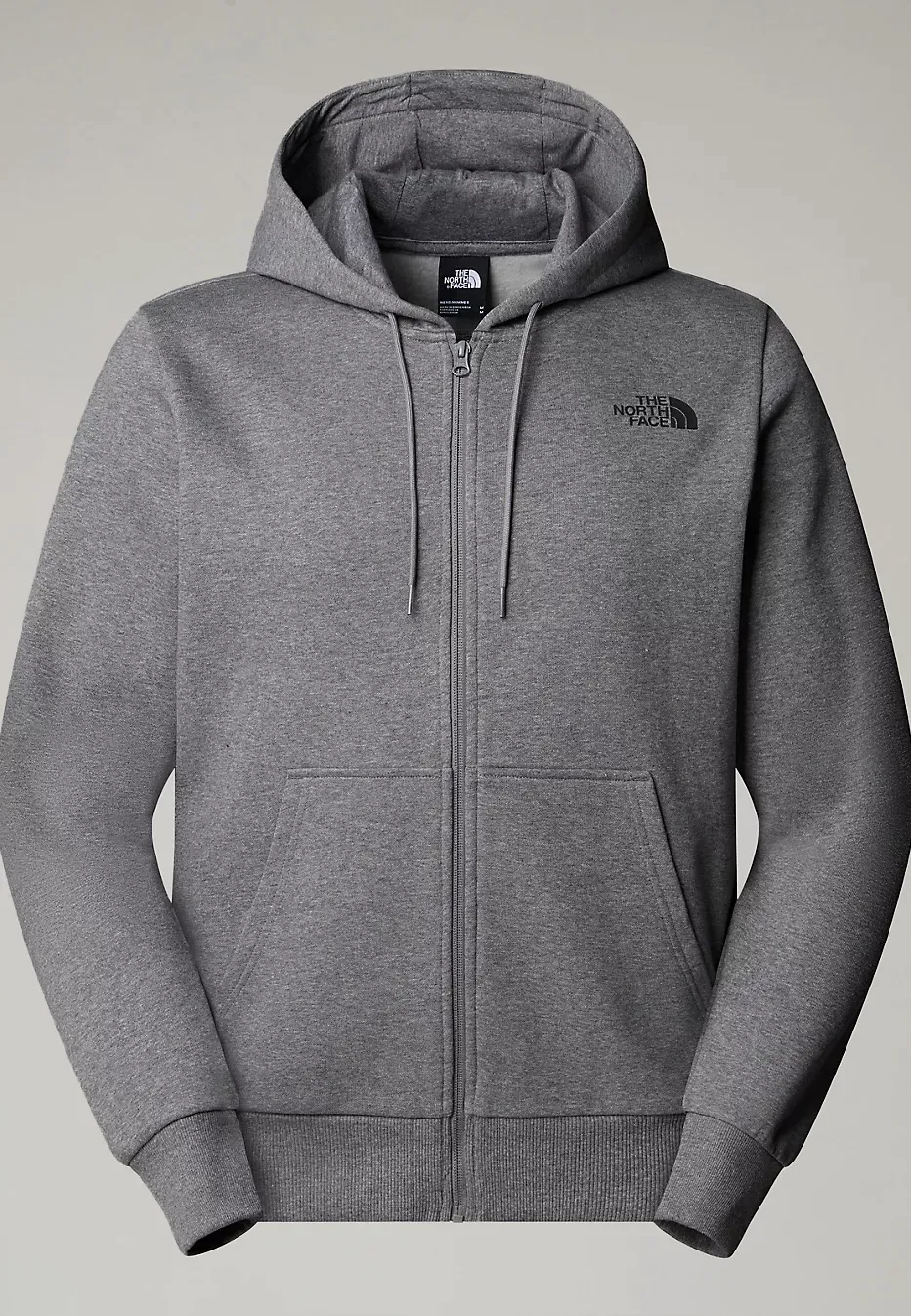 The North Face - Simple Dome Full Zip Tnf Mediumgrey Heather - Zipper