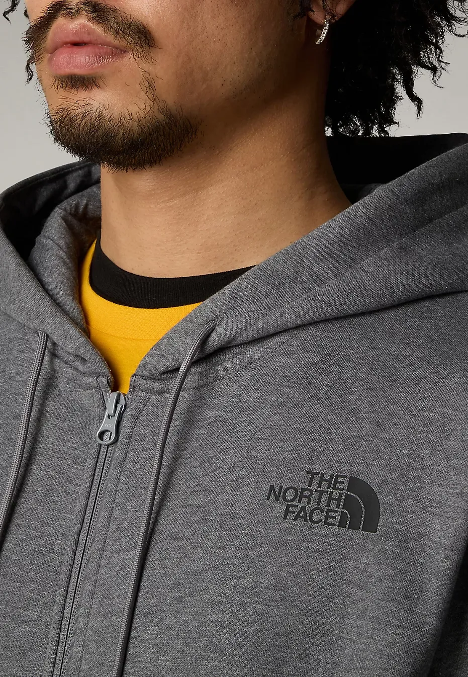 The North Face - Simple Dome Full Zip Tnf Mediumgrey Heather - Zipper