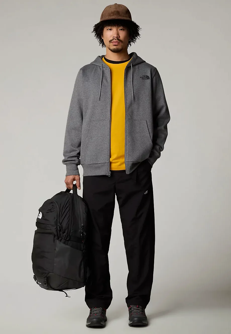 The North Face - Simple Dome Full Zip Tnf Mediumgrey Heather - Zipper