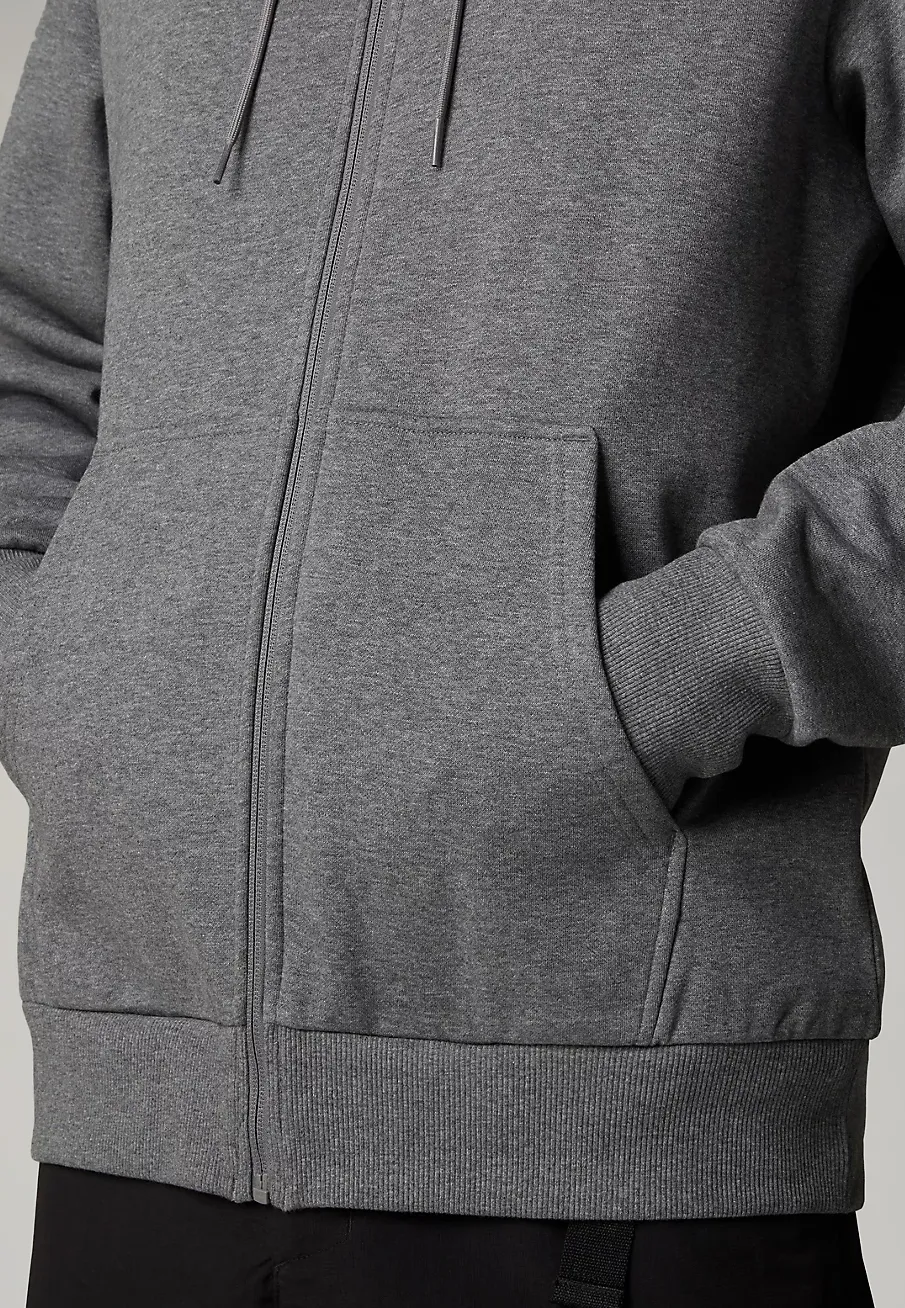 The North Face - Simple Dome Full Zip Tnf Mediumgrey Heather - Zipper