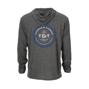 Thomas & Thomas Sun Hoody - Grey Heather