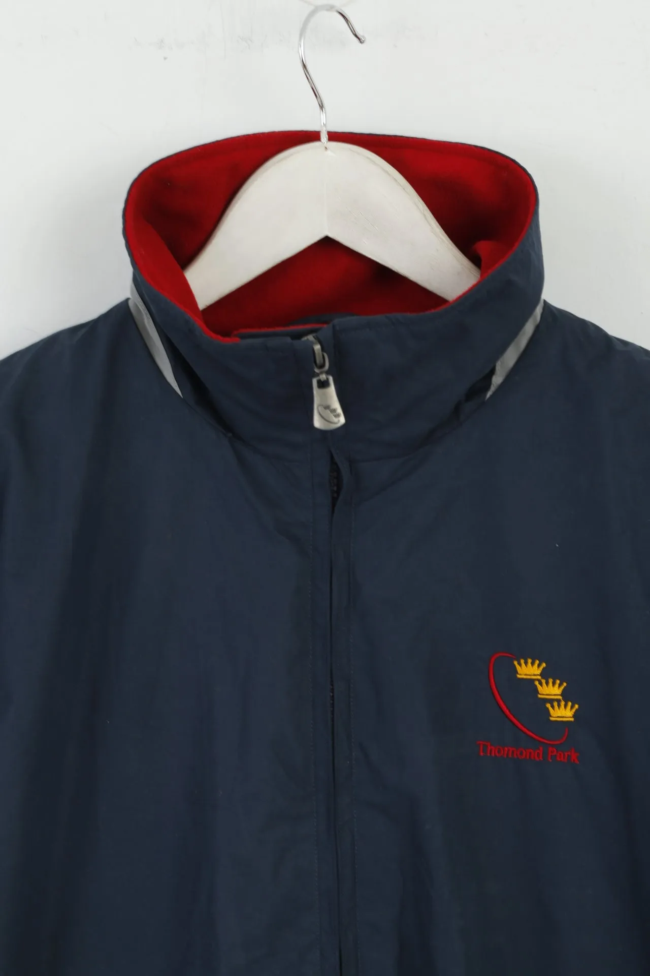 Thomond Park Men S Jacket Navy HarringtonMunster Rugby Fleece Lined Top