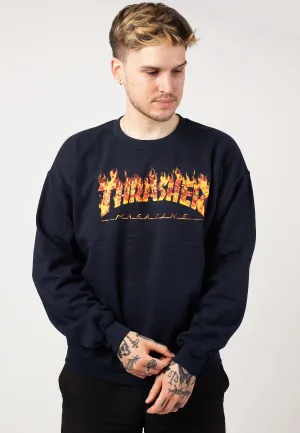 Thrasher - Inferno Navy - Sweater
