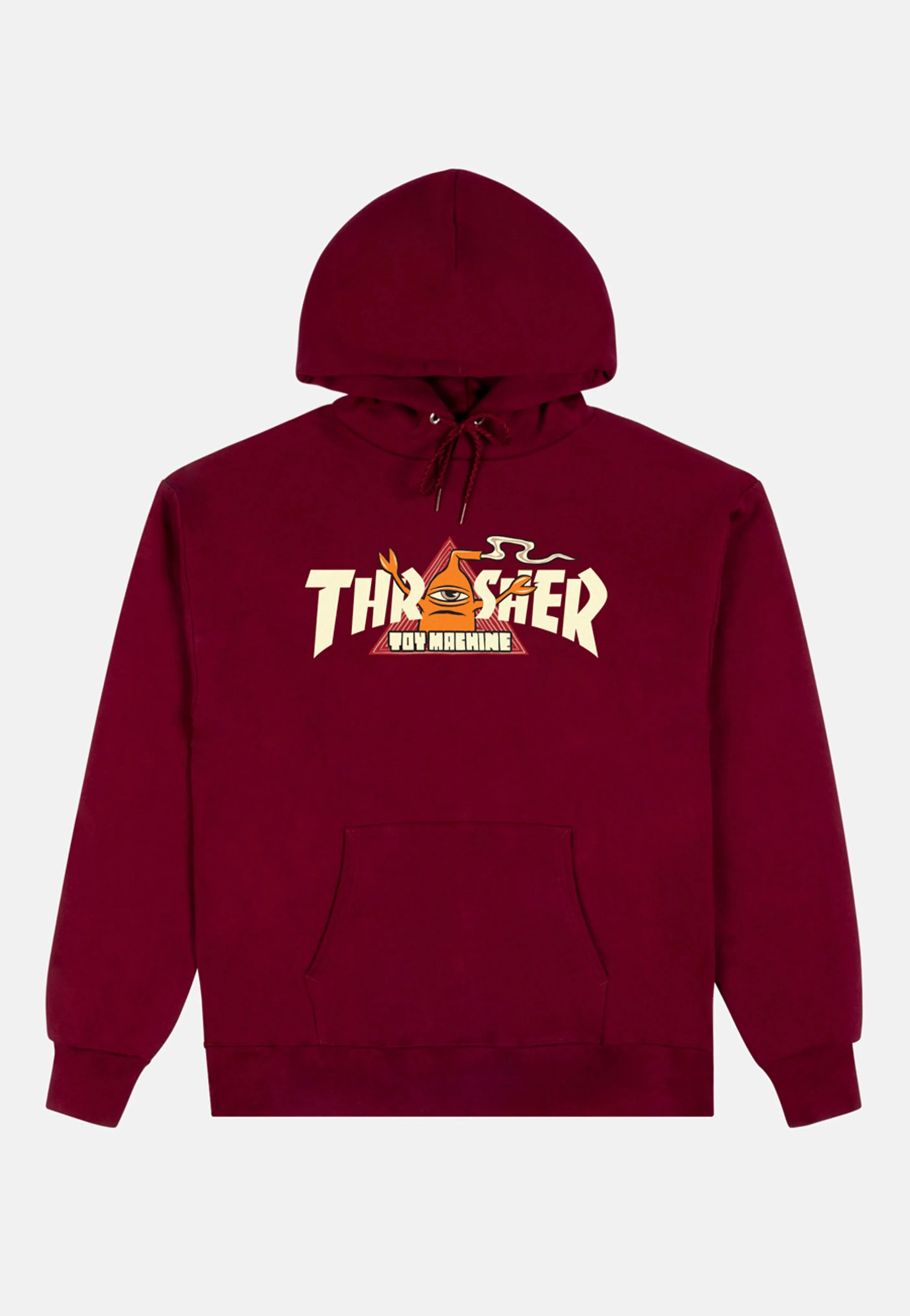 Thrasher x Toy Machine - Vortex Maroon - Hoodie