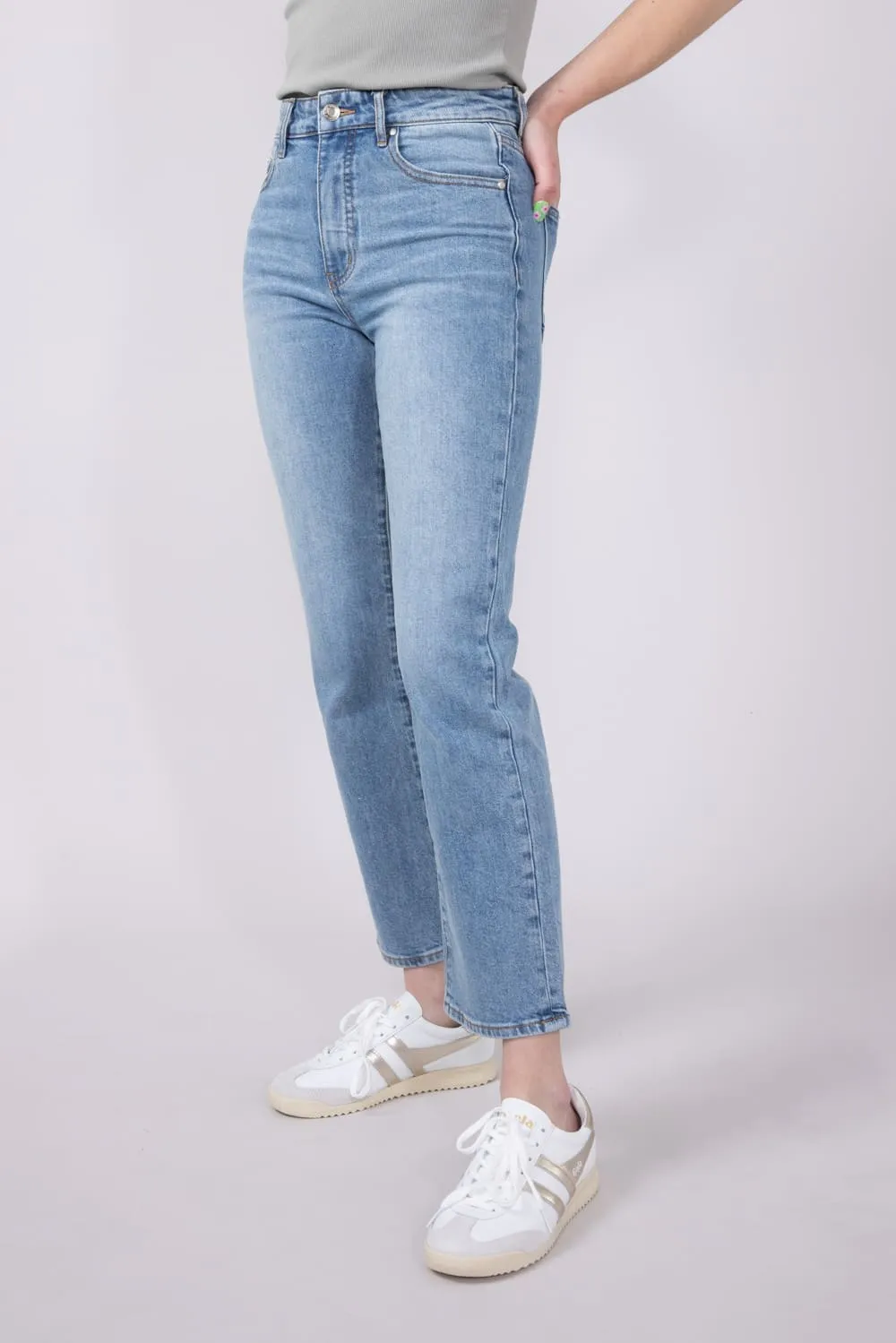 Thread & Supply High Rise Charlie Vintage Kick Flare Jeans for Women | B2377VSDTS-MEDIUMWASH